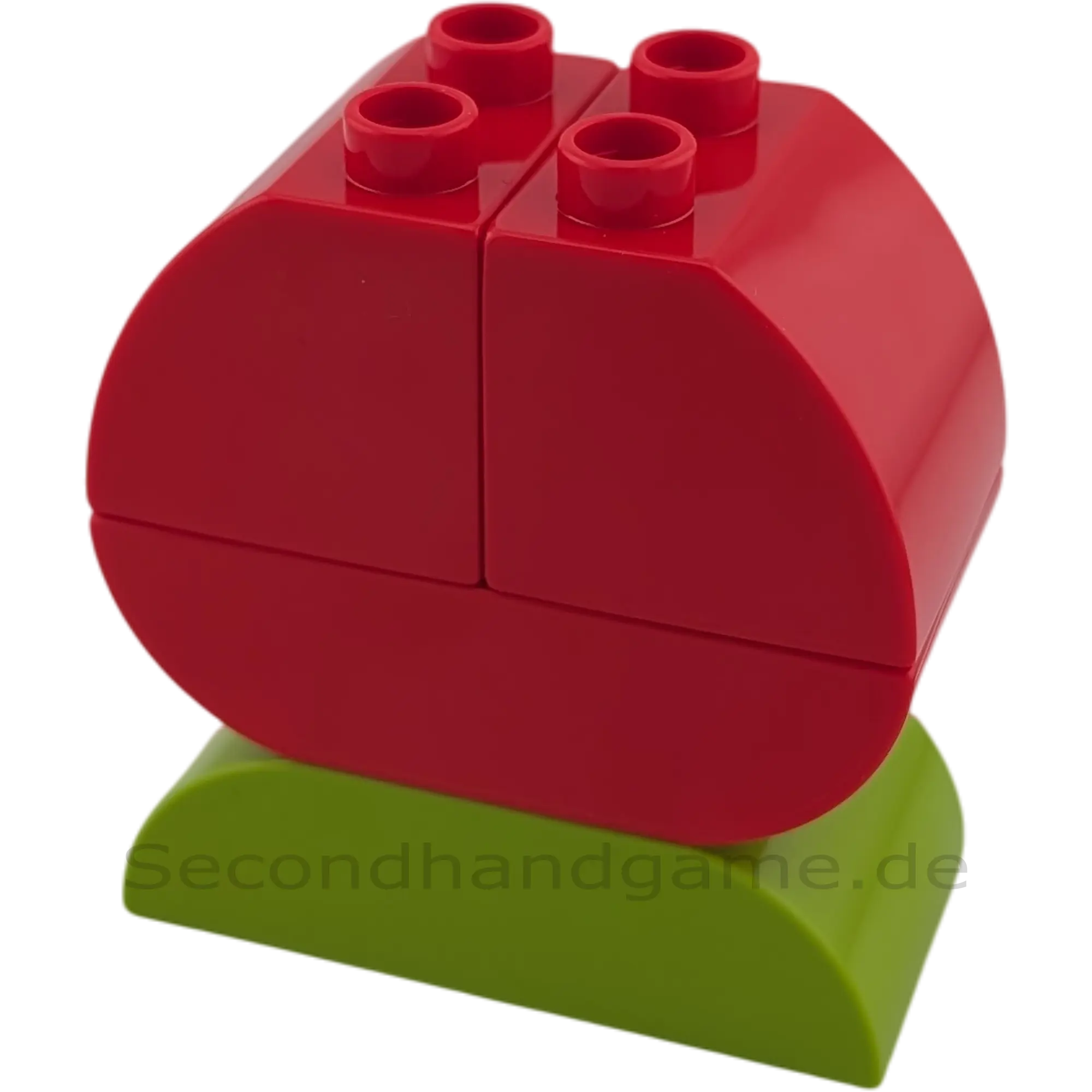Lego Duplo Blume aus 4 Bausteinen Lime Rot Tulpe