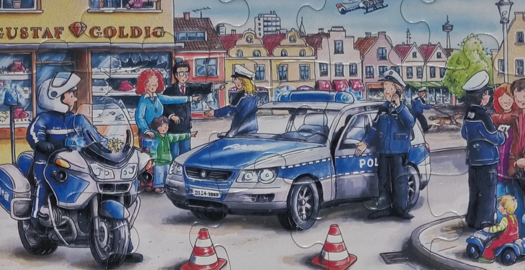 Ravensburger Rahmenpuzzle 15 Teile Einsatz der Polizei 060375