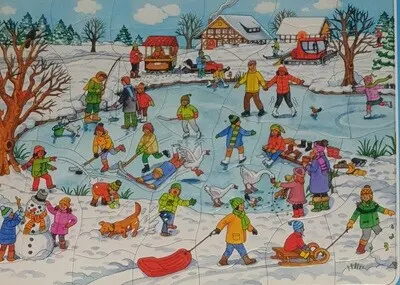 Innovakids Rahmenpuzzle Winter 44 Teile, Ansicht 2