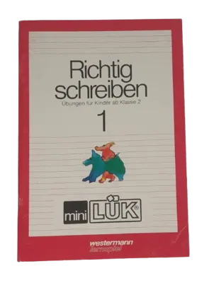 Mini Lük Richtig schreiben 1 ab 2. Klasse
