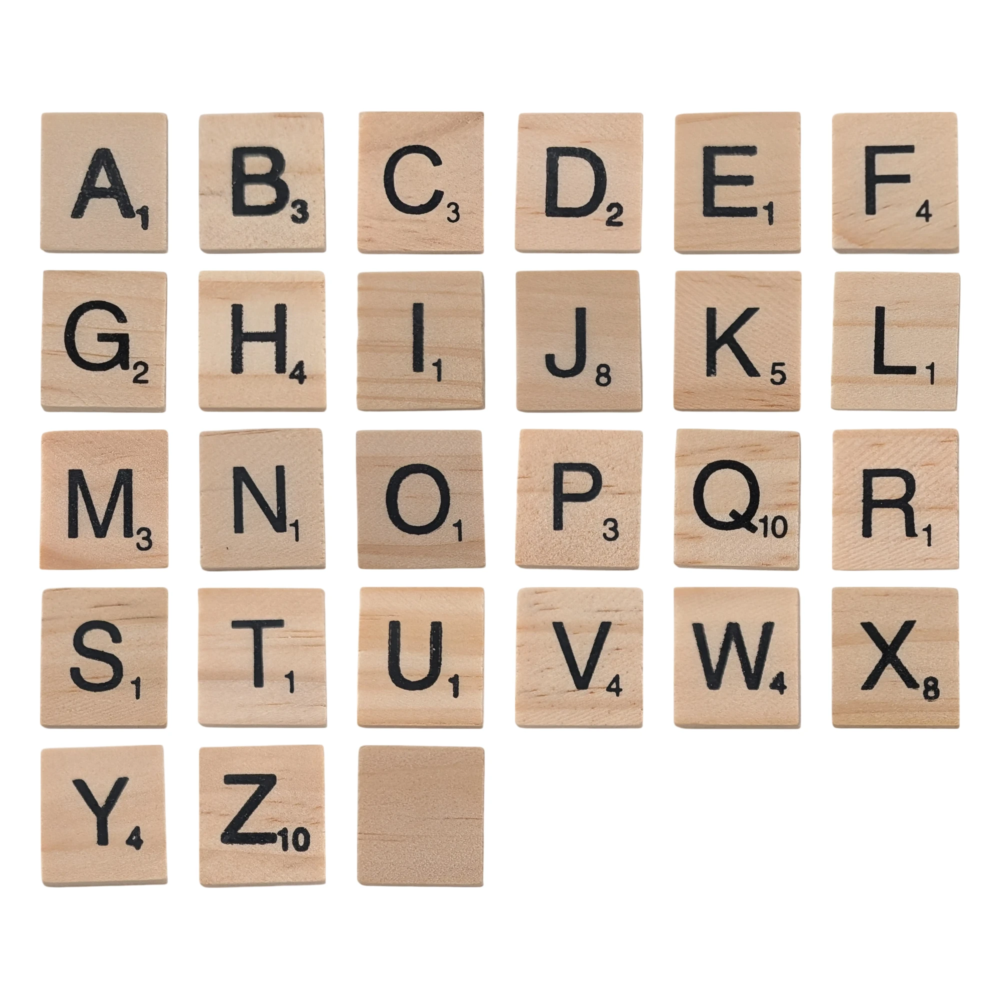 Scrabble Ersatzbuchstaben Holz i, Ansicht 3