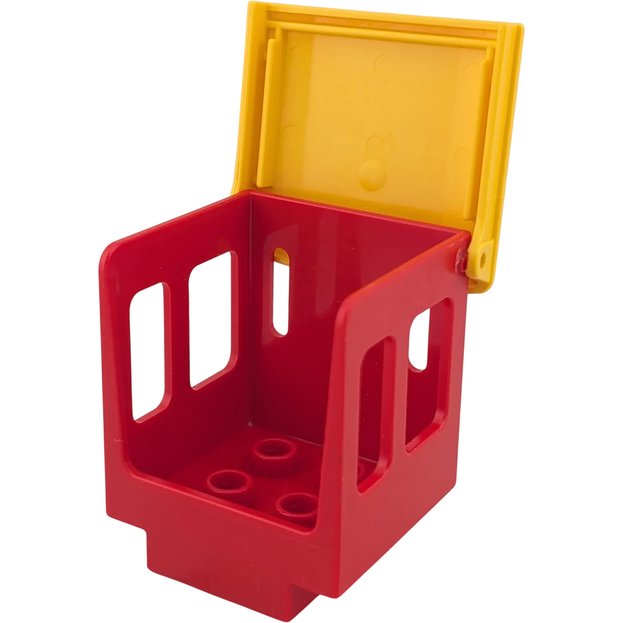 Lego Duplo 92453 Aufsatz Rot mit Klappdach Gelb Kabine Führerhaus