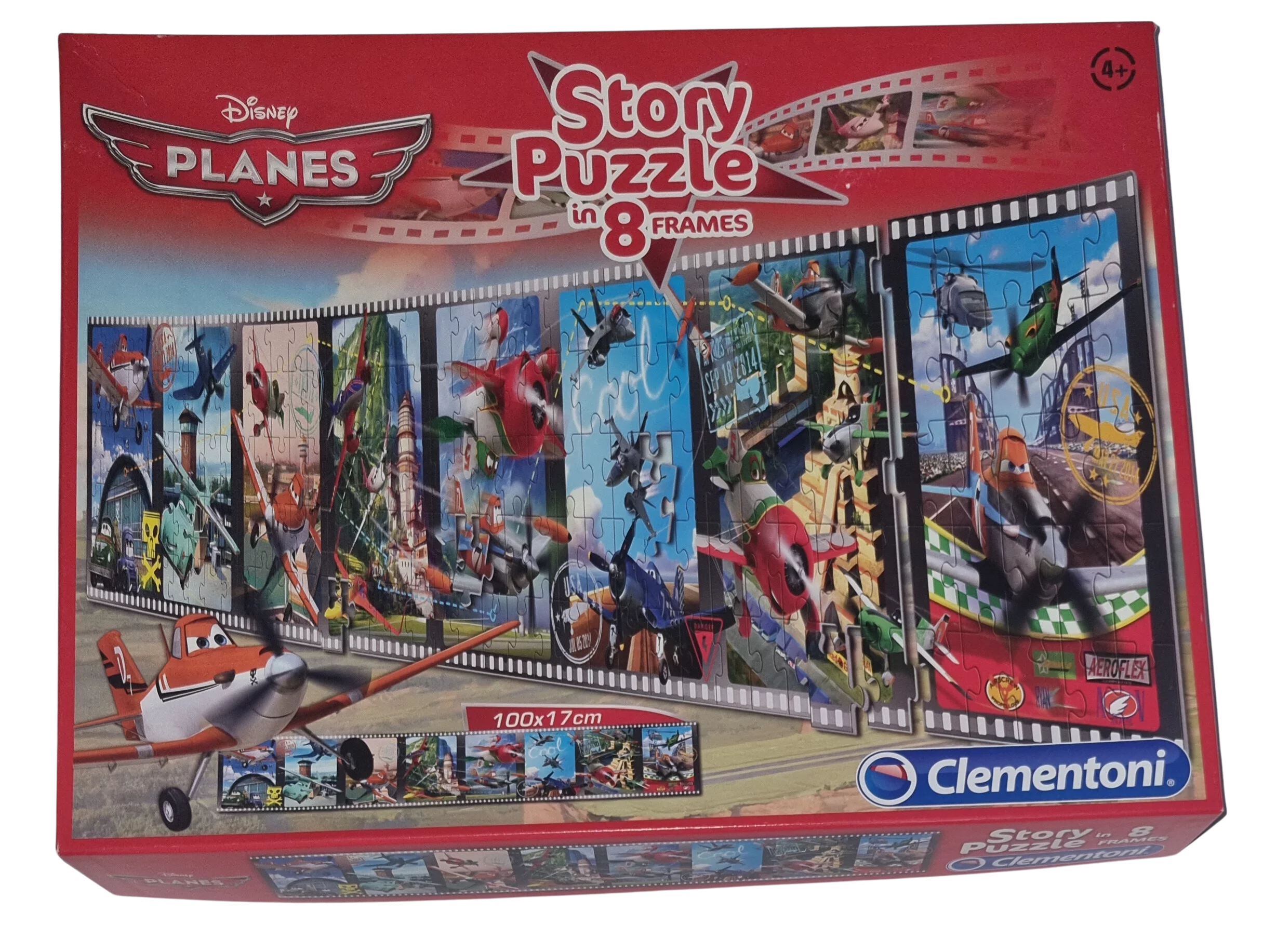 Clementoni Disney Planes Story Puzzle 9in 8 Frames 8 Puzzle in einem