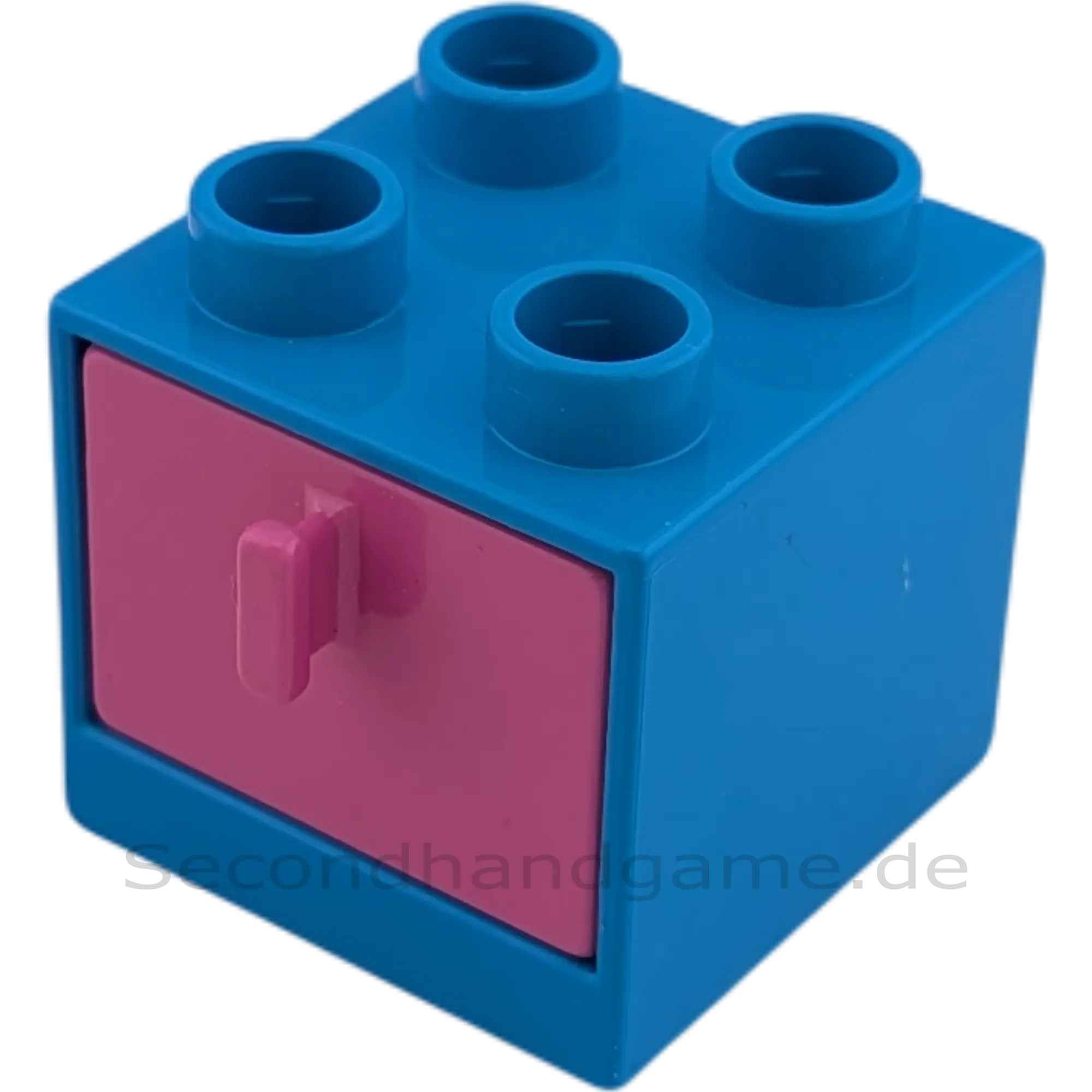 Lego Duplo 4890 Regal Schrank Blau mit pinker Schublade