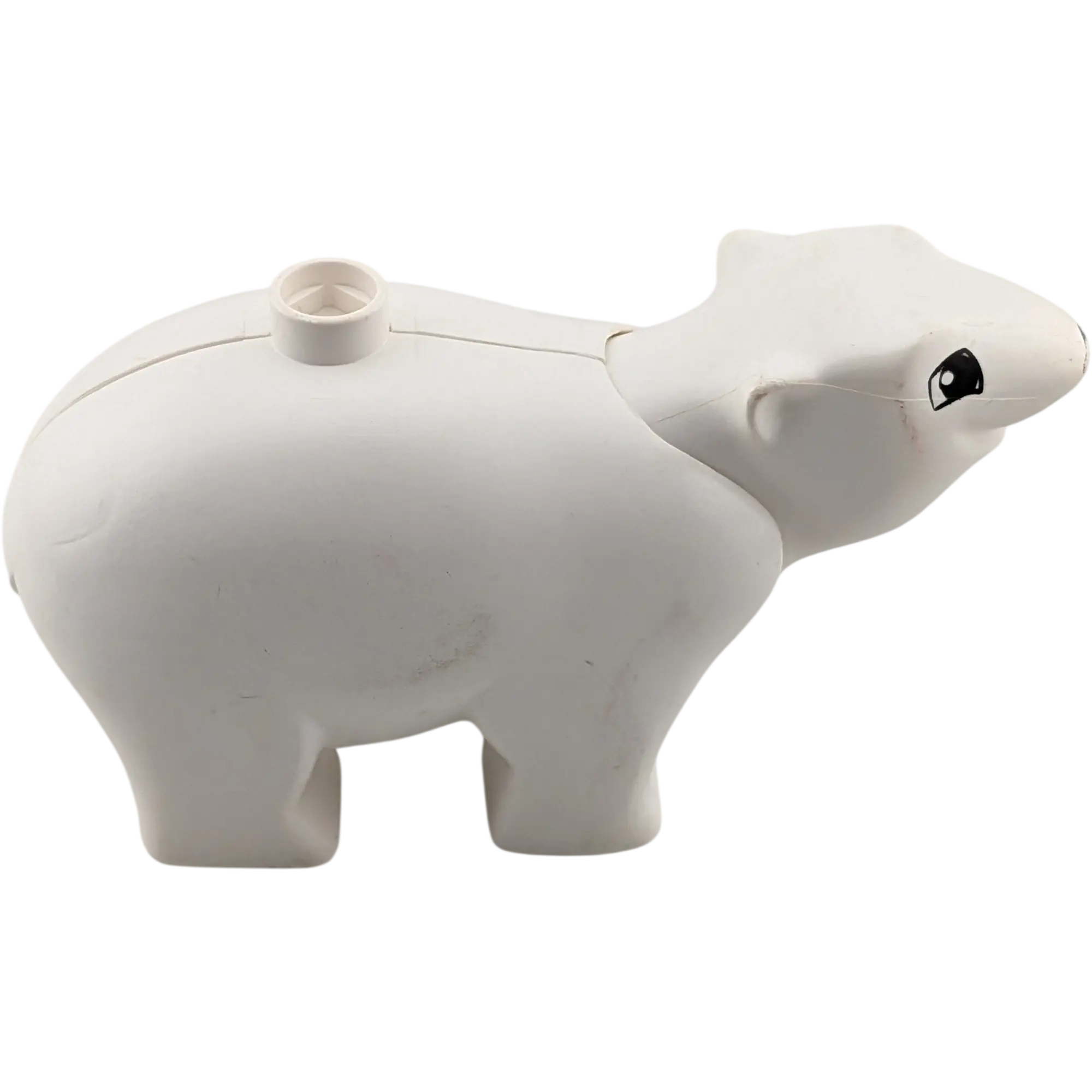 Lego Duplo Eisbär mit beweglichem Kopf schwarze Augen, Ansicht 5