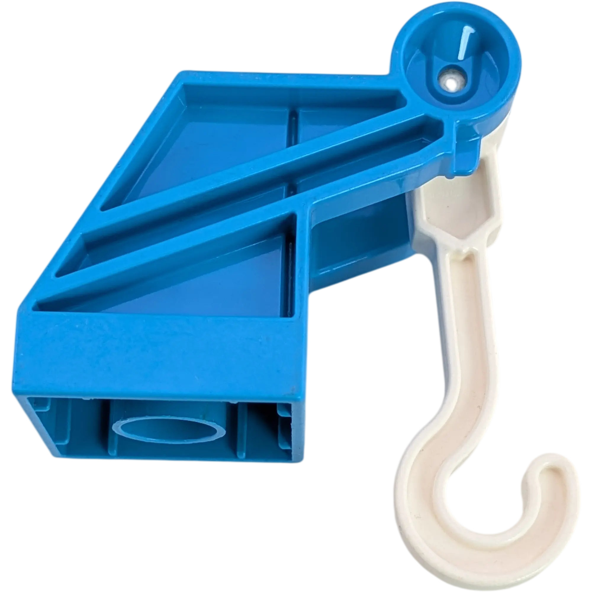 Lego Duplo 2222 Kran Arm Azur mit weißem Haken, Ansicht 2