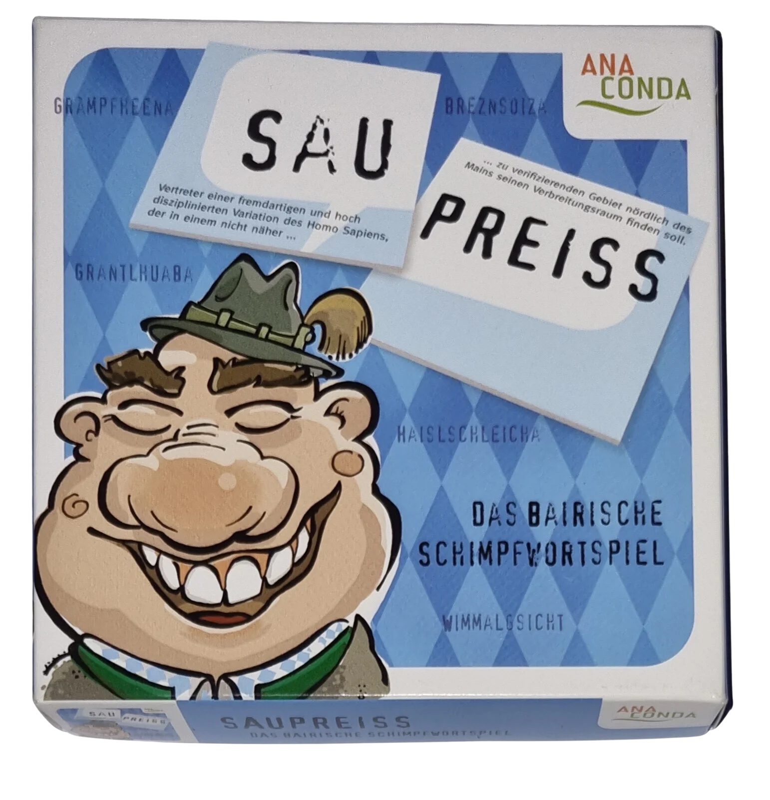 Ana Conda Saupreiss, Das bairische Schimpfwortspiel