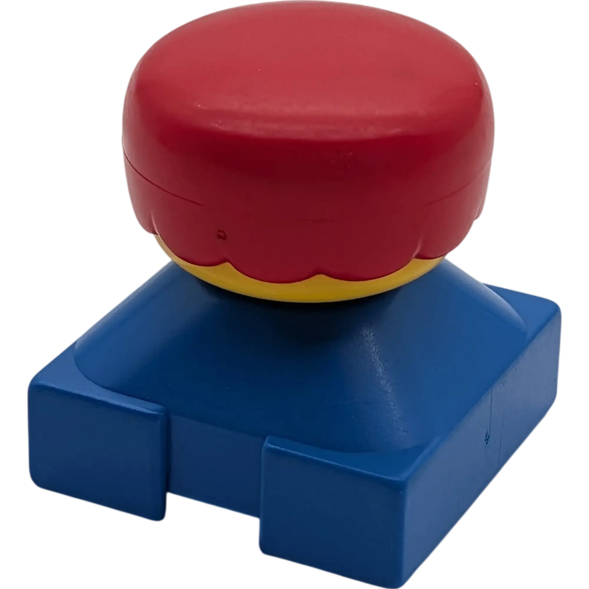 Lego Duplo Figur Junge rote Harre Schleife gelbes Gesicht 2327