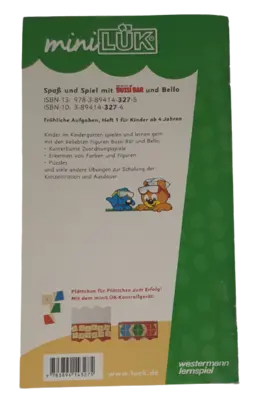 Mini Lük Spaß und Spiel mit Bussibär und Bello