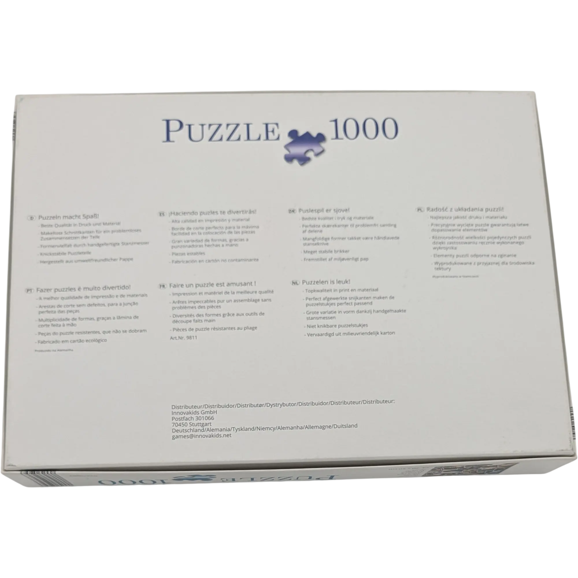 Innovakids Puzzle 1000 Teile Auf Reisen Hell, Ansicht 2
