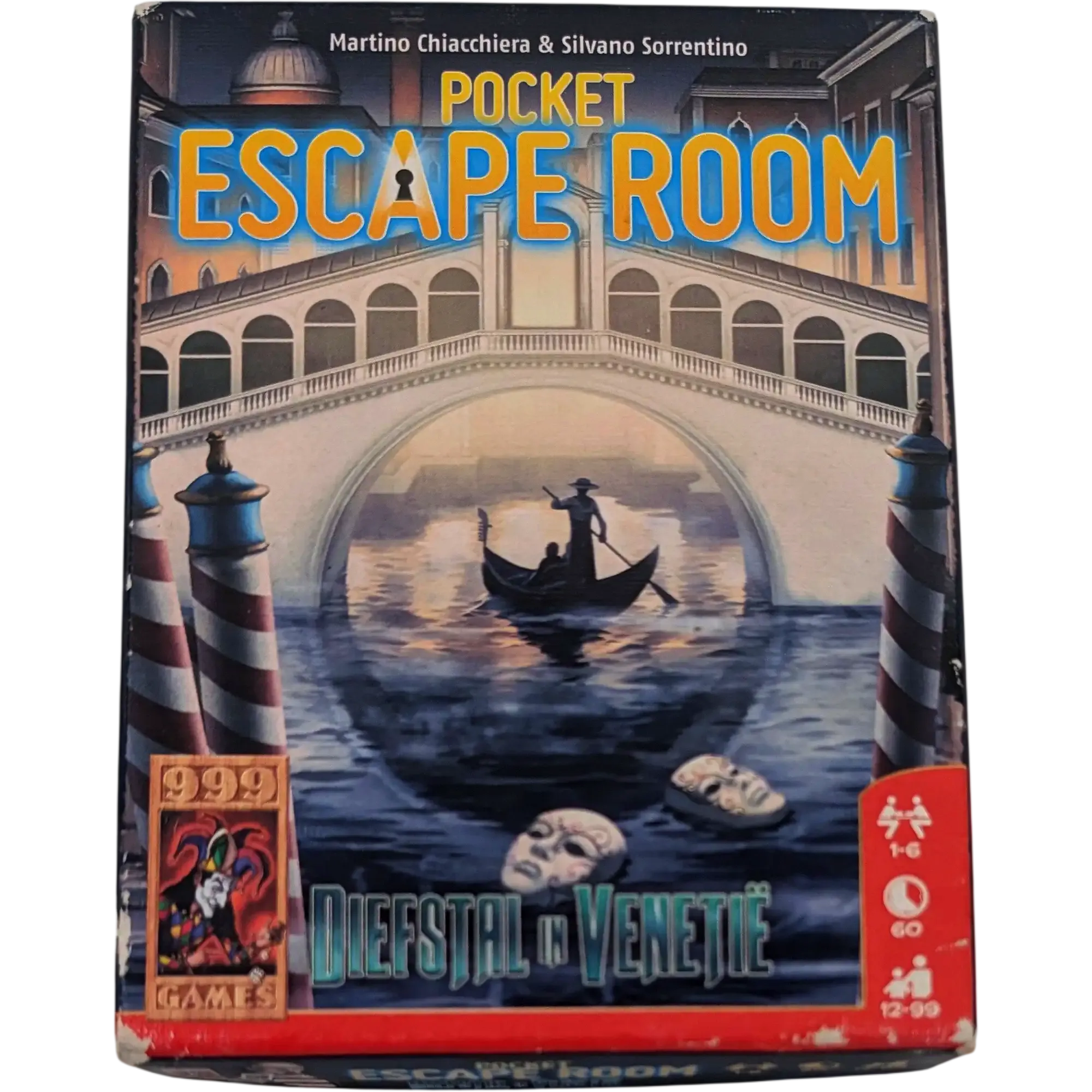 999 Games Pocket Escape Room Diefstal in Venetië niederländische Ausgabe