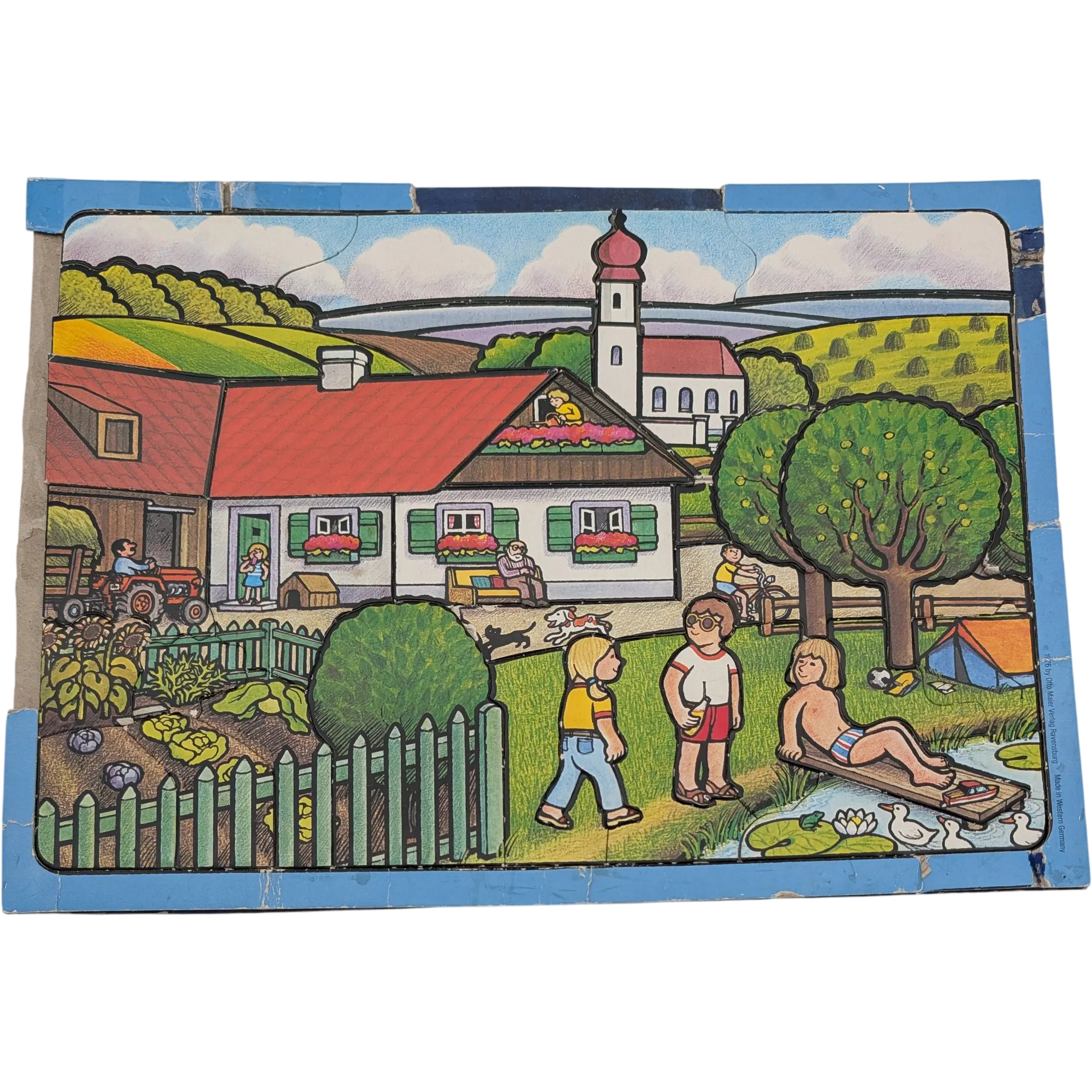 Ravensburger Didacta Puzzle Jahreszeiten 40 Teile 62354151 Frühling