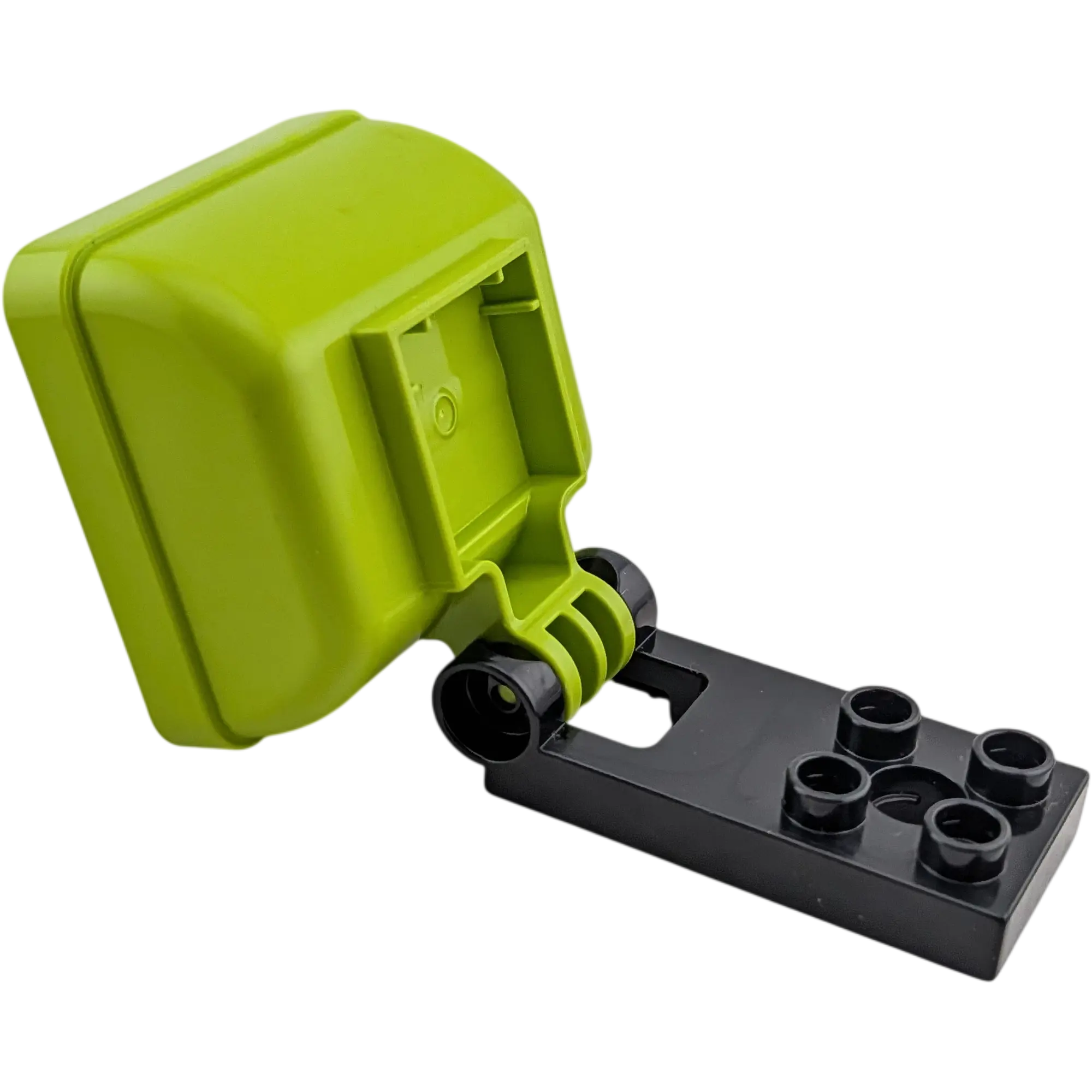 Lego Duplo 35960 Anhänger Aufsatz Container Lime mit Schwarz kippbar, Ansicht 2