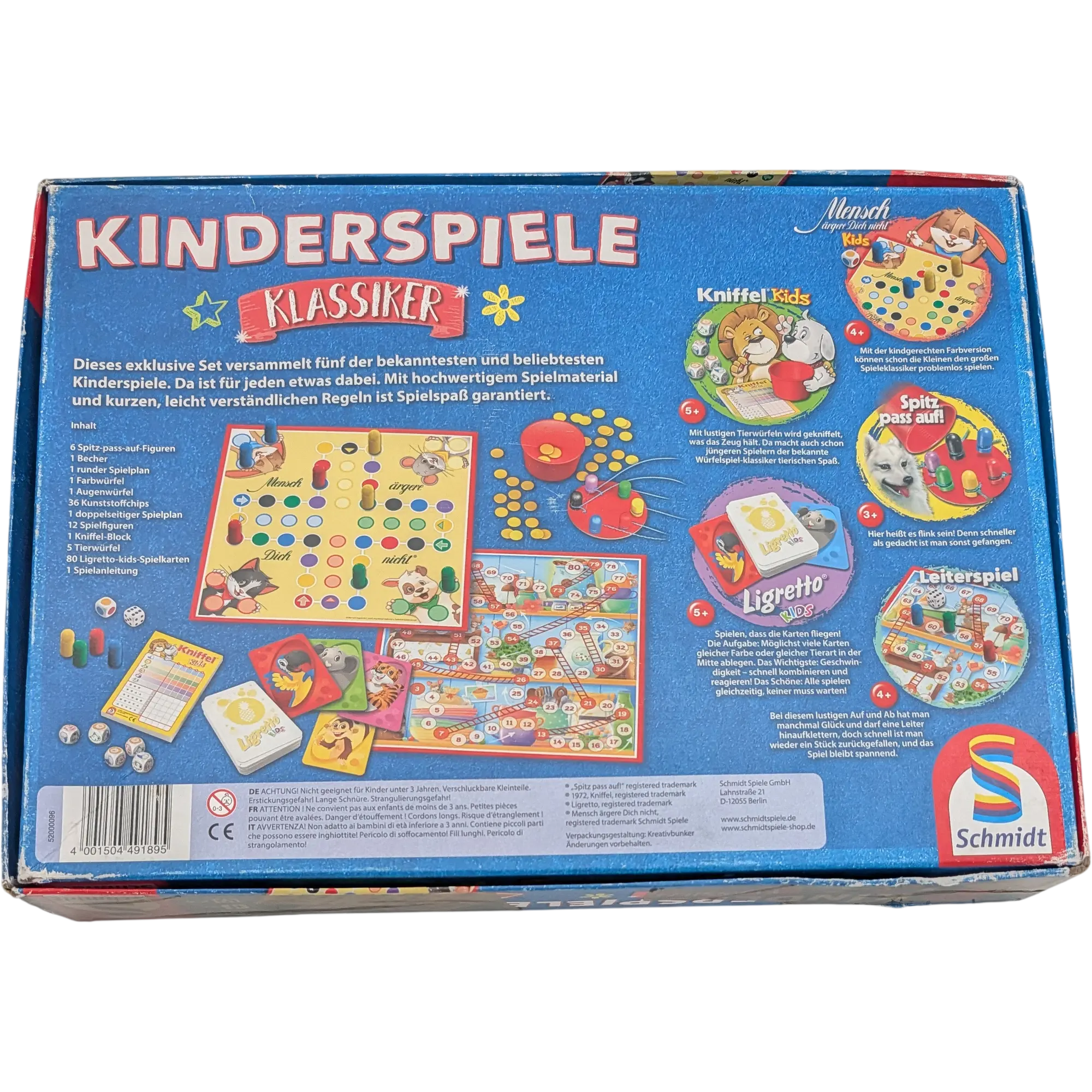 Schmidt Spiele Spielesammlung Kinderspiele Klassiker 49189, ab 3 Jahren, Ansicht 2