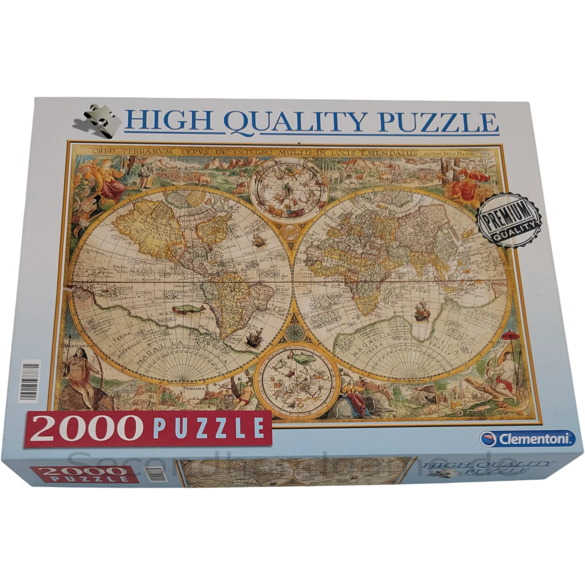 Clementoni Puzzle Ancient Map 2000 Teile 97787