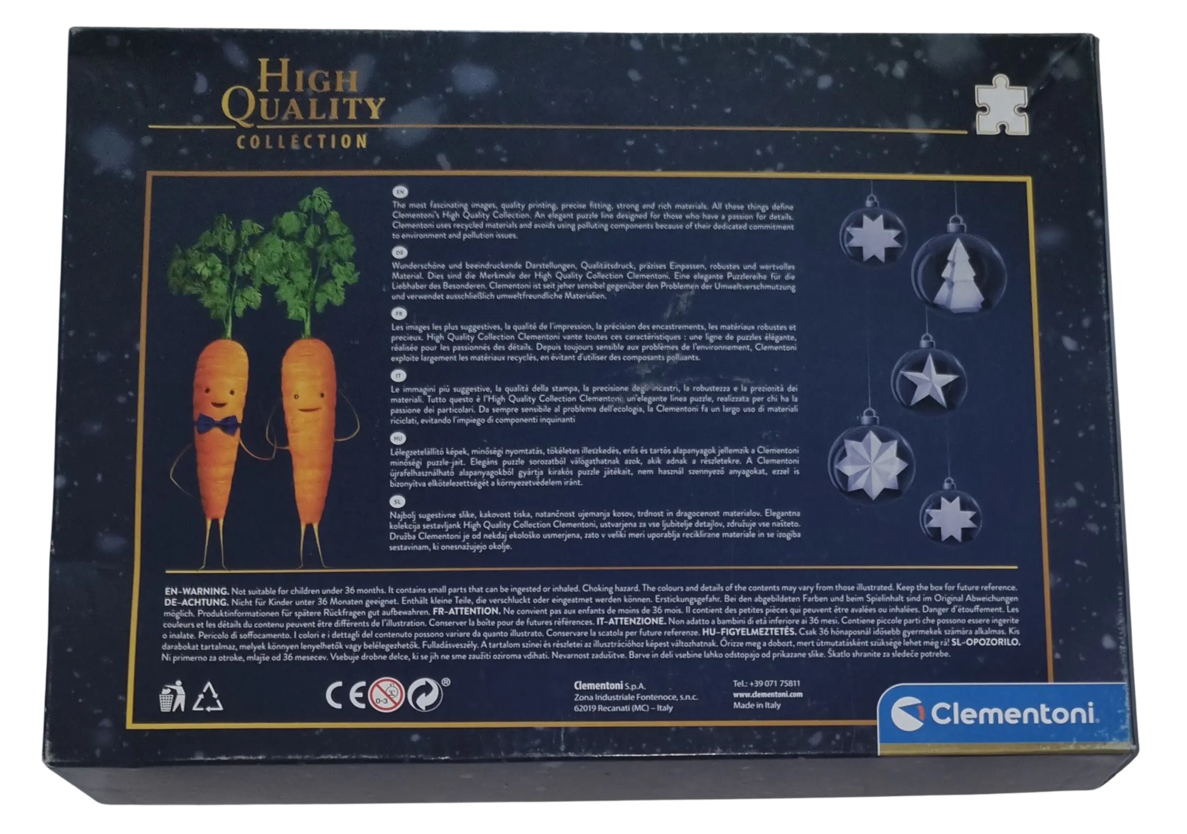 Clementoni Puzzle High Quality Collection 500 Teile Weihnachtsgeschichte