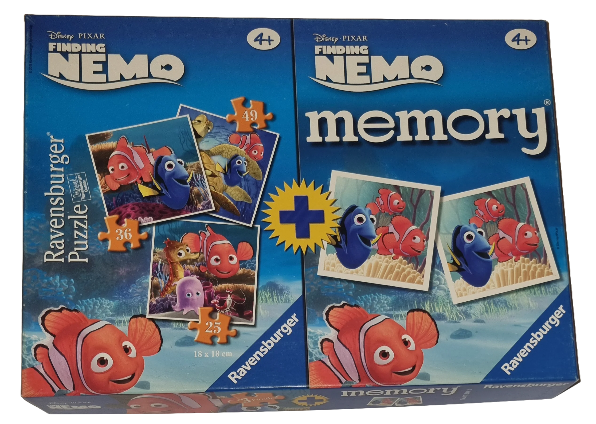 Ravensburger Disney Findet Nemo 3x Puzzle und Memory 073443