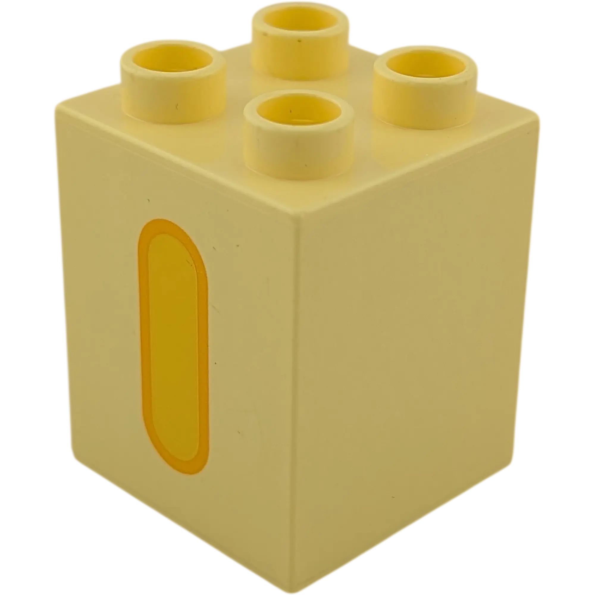 Lego Duplo 2x2x2 Stein Hellgelb Buchstabe i Gelb