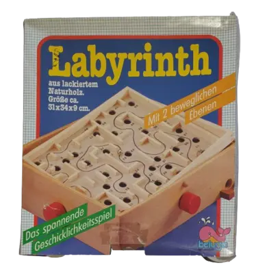Beluga Echtholz Labyrinth 3D