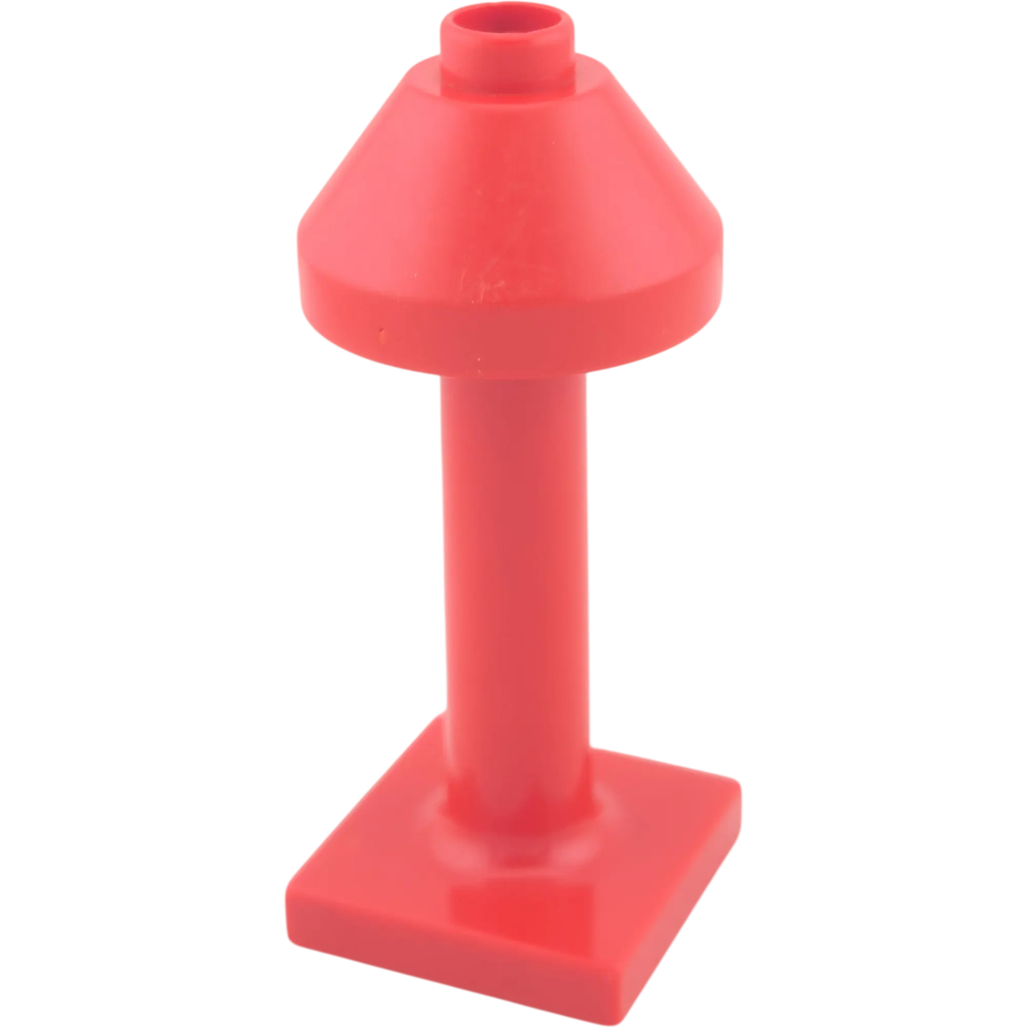 Lego Duplo Stehlampe Rot Groß mit rotem Ständer