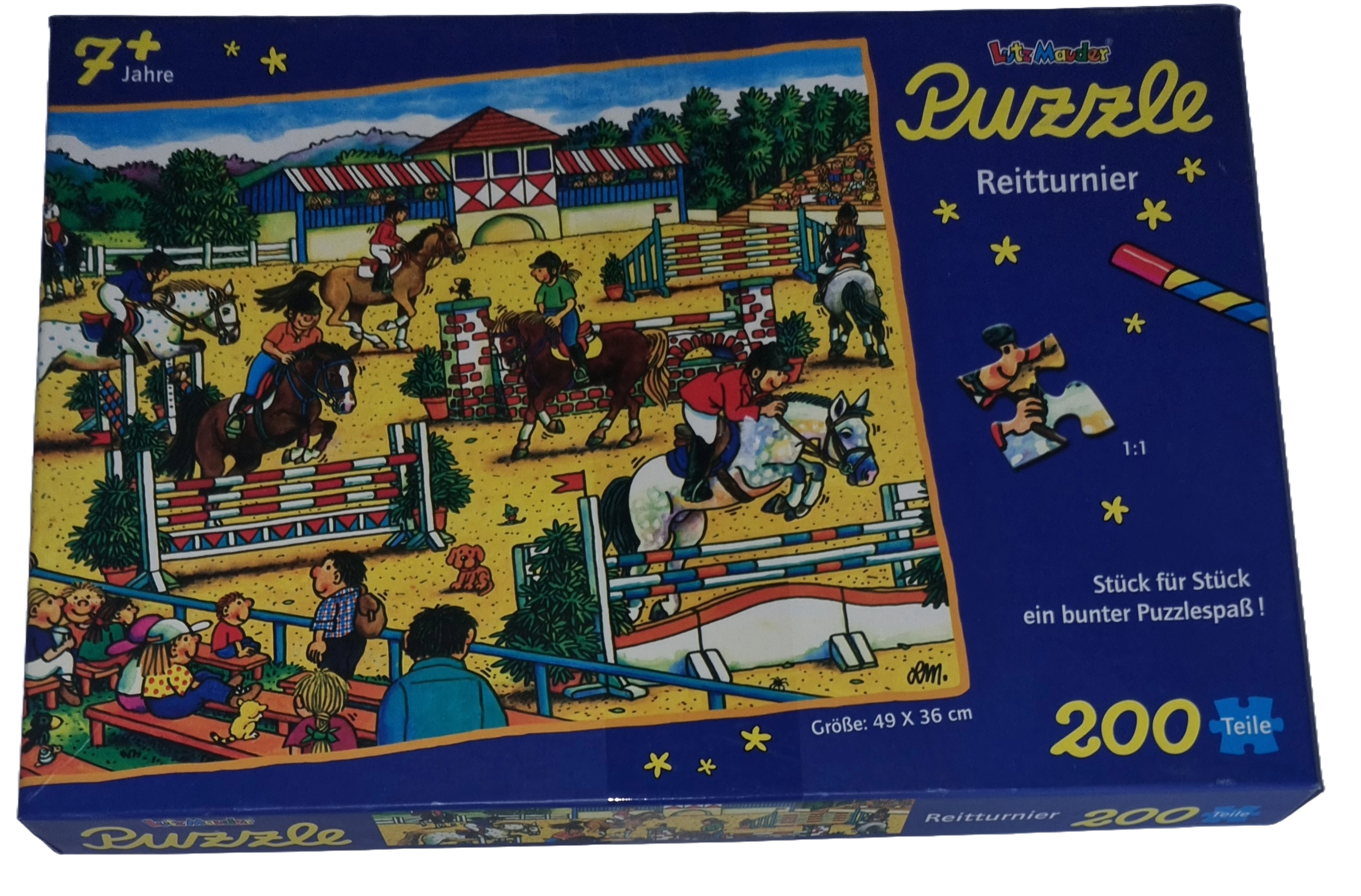 Lutz Mauder Puzzle 200 Teile 17402 Reitturnier