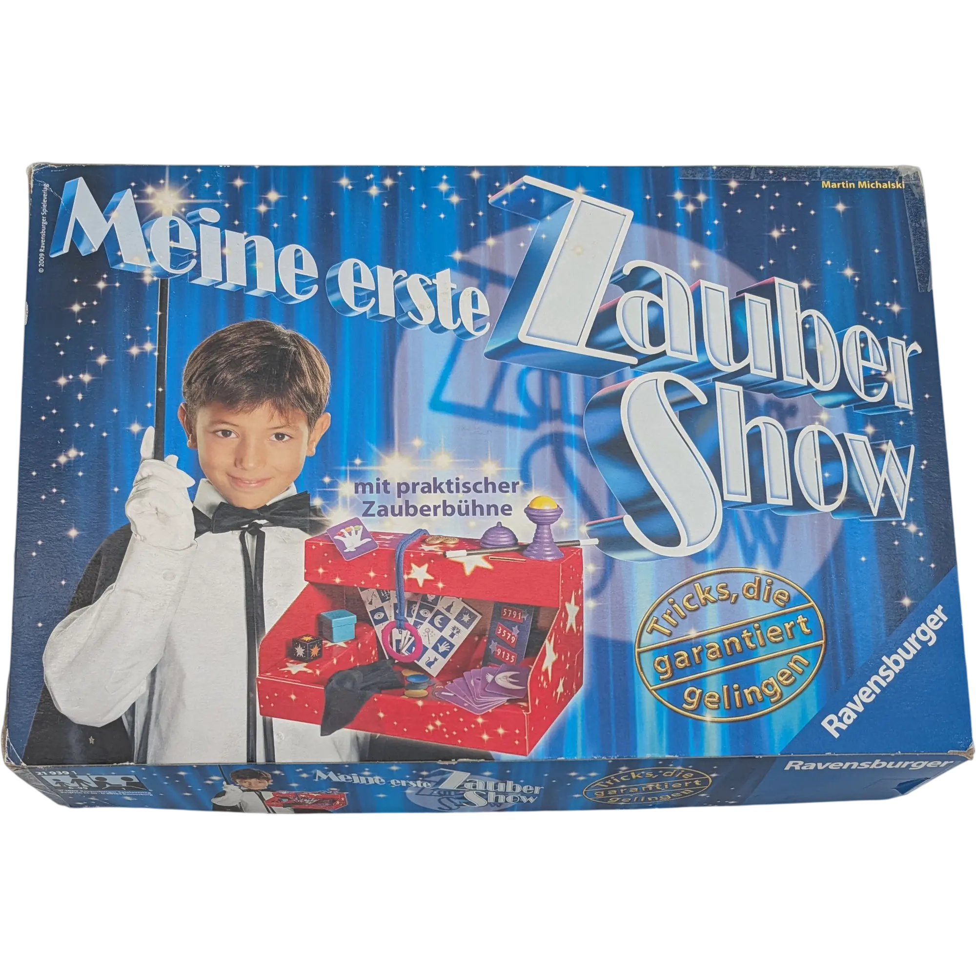 Ravensburger Meine erste Zaubershow Zauberkasten mit Zauberbühne 219391