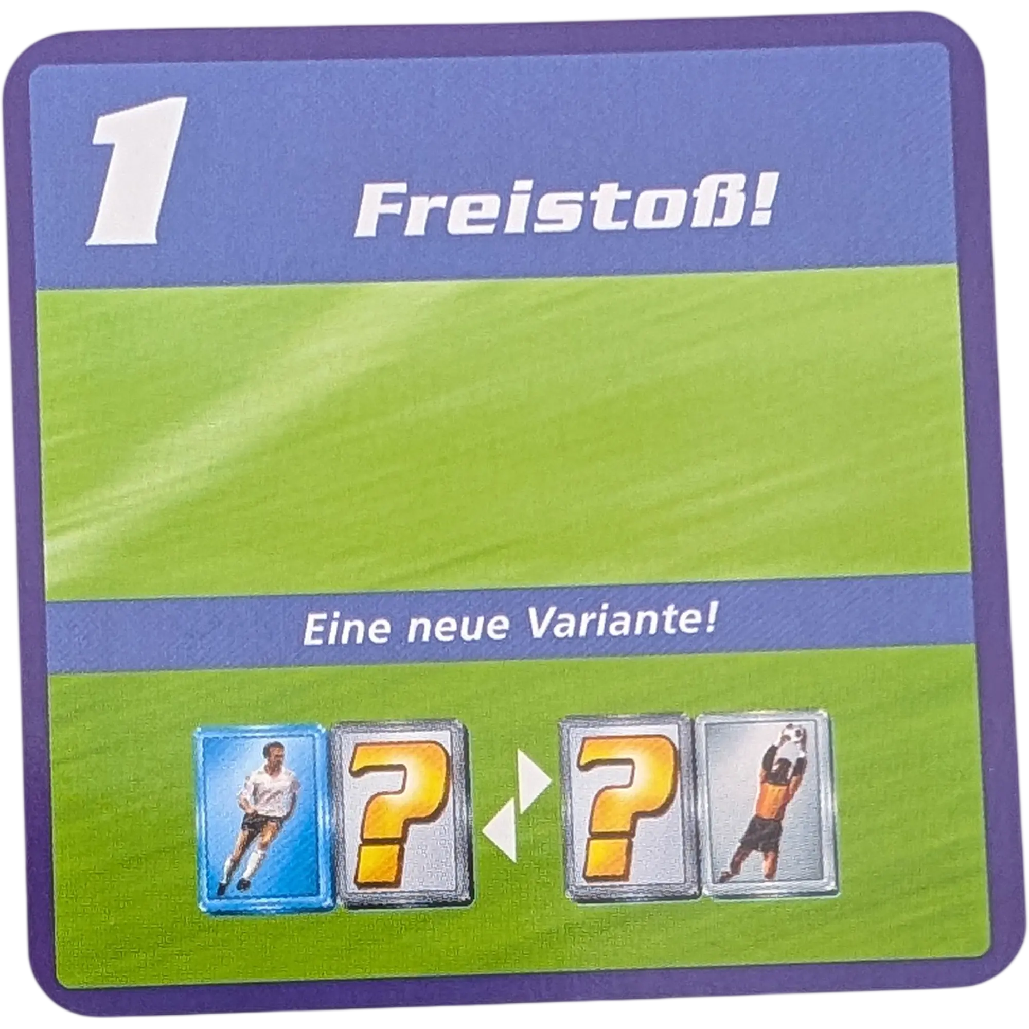 Kosmos Finale Ersatzteile Team Blau Taktikkarte Kampfstärke 1 Freistoß! Eine neue Variante!