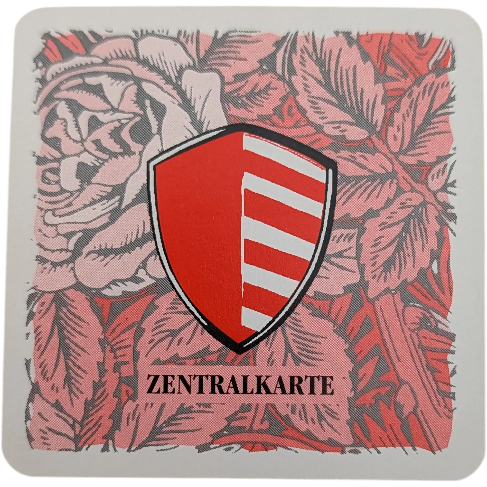 Kosmos Die Siedler von Catan das Kartenspiel Ersatzteil Zentralkarte Wappen Rot-Weiß Getreide, Ansicht 2