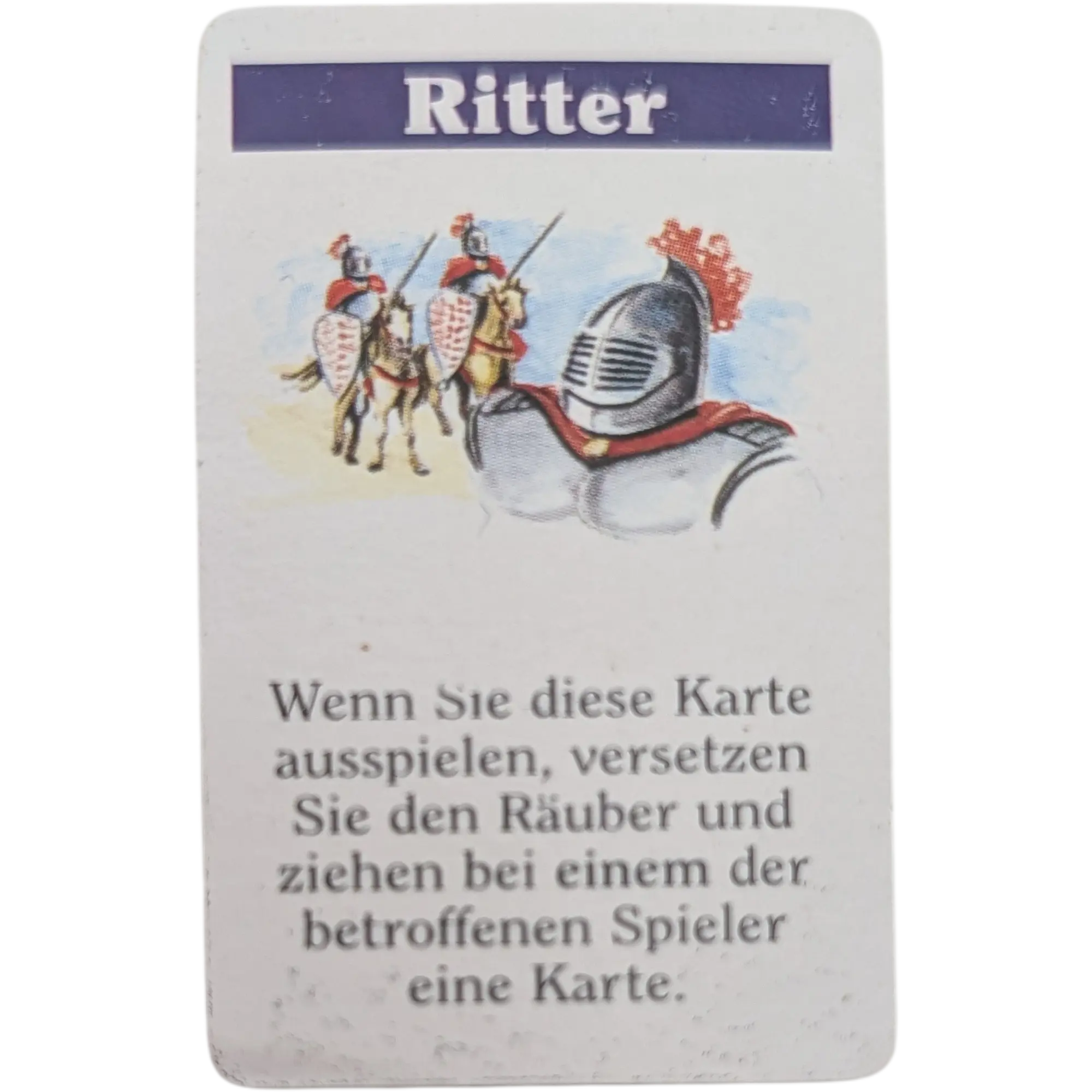 Kosmos Travel-Box Die Siedler von Catan Ersatzteile Entwicklungskarte Ritter