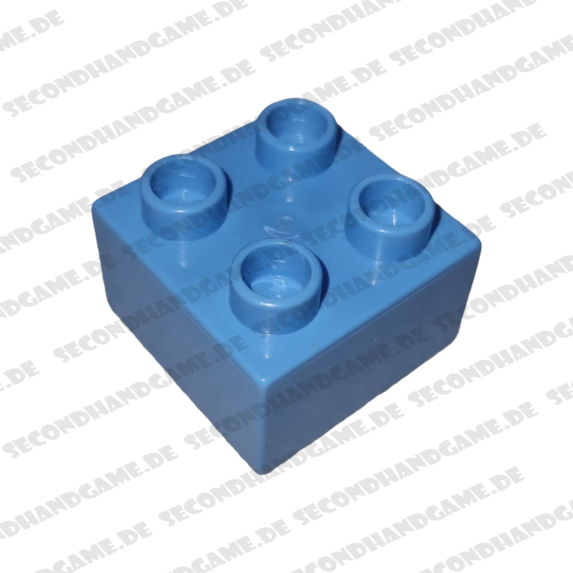 Lego Duplo 2x2 Stein 3437 Blaugrau