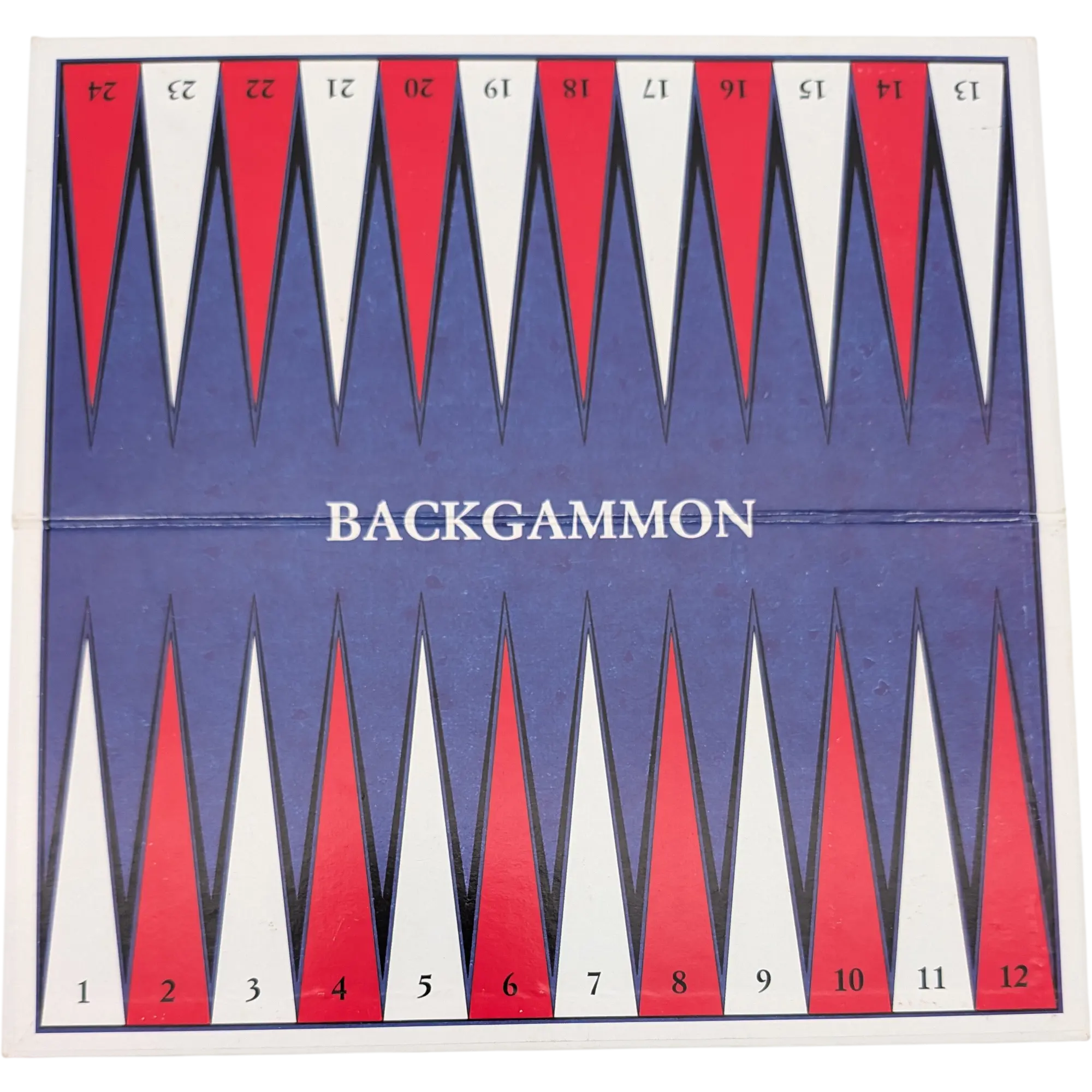 Spielplan Spielbrett Nur keine Aufregung, Backgammon