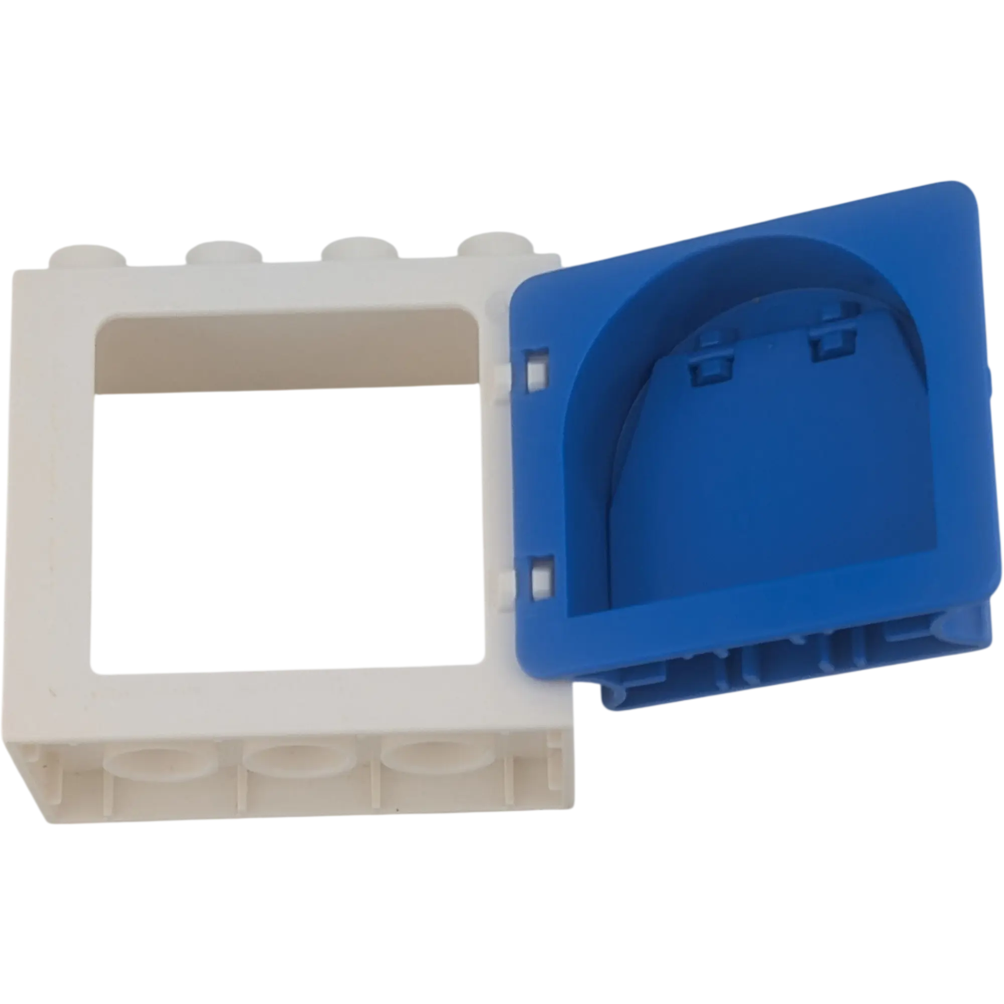 Lego Duplo 2x4 Briefkasten Weiß Blau Klappe Post