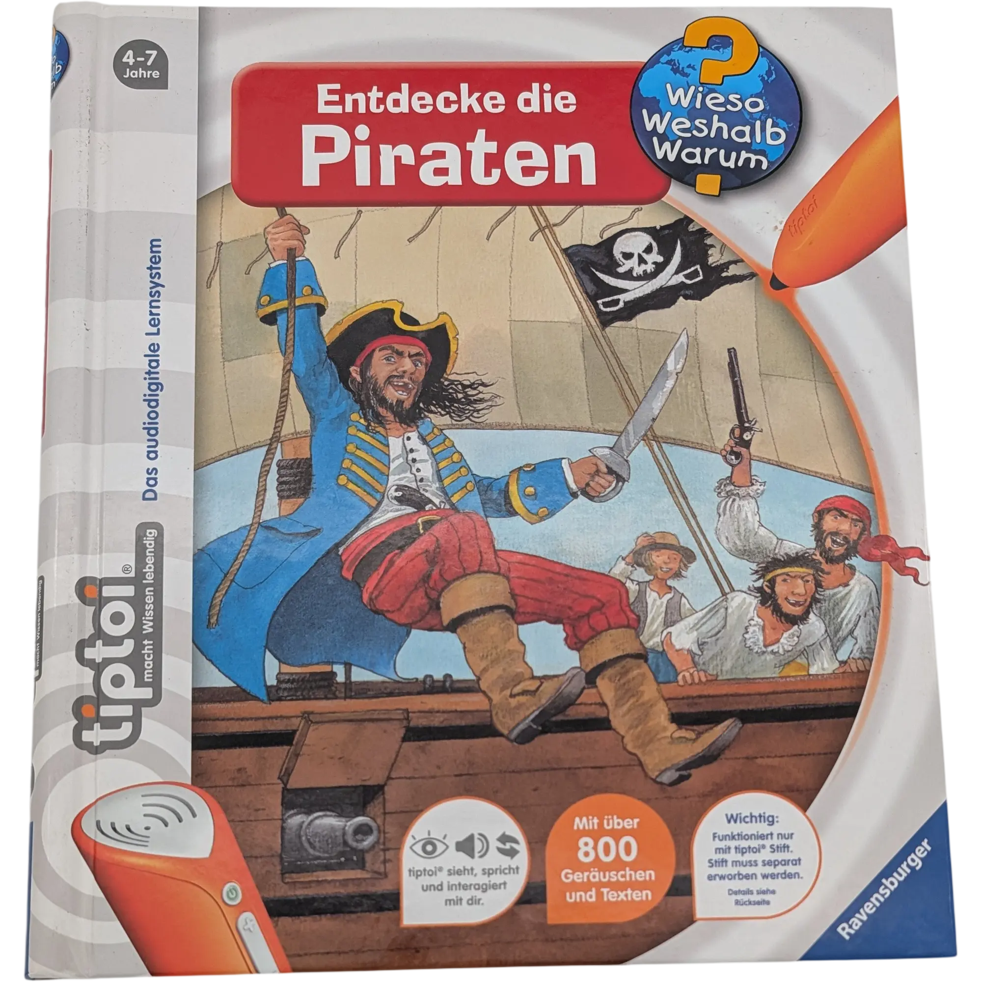 Ravensburger Tiptoi Buch Wieso Weshalb Warum Entdecke die Piraten 32906