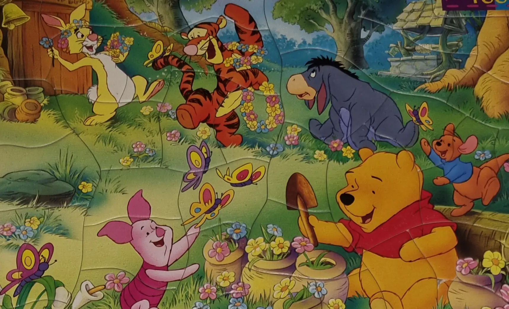 Ravensburger Rahmenpuzzle Winnie the Pooh 38 Teile 067015 Auf der Wiese, Ansicht 2