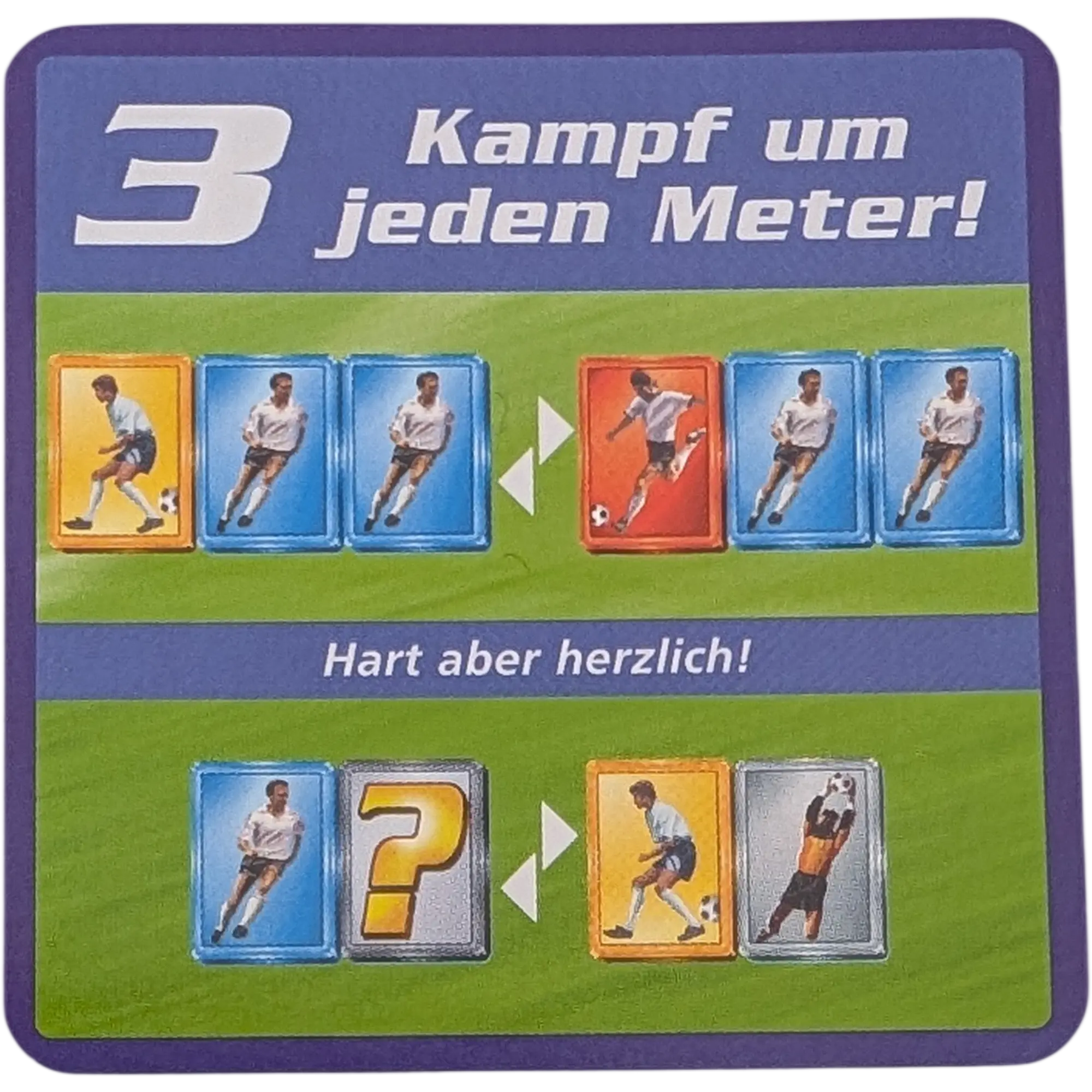 Kosmos Finale Ersatzteile Team Blau Taktikkarte Kampfstärke 3 Kampf um jeden Meter! Hart aber herzlich!