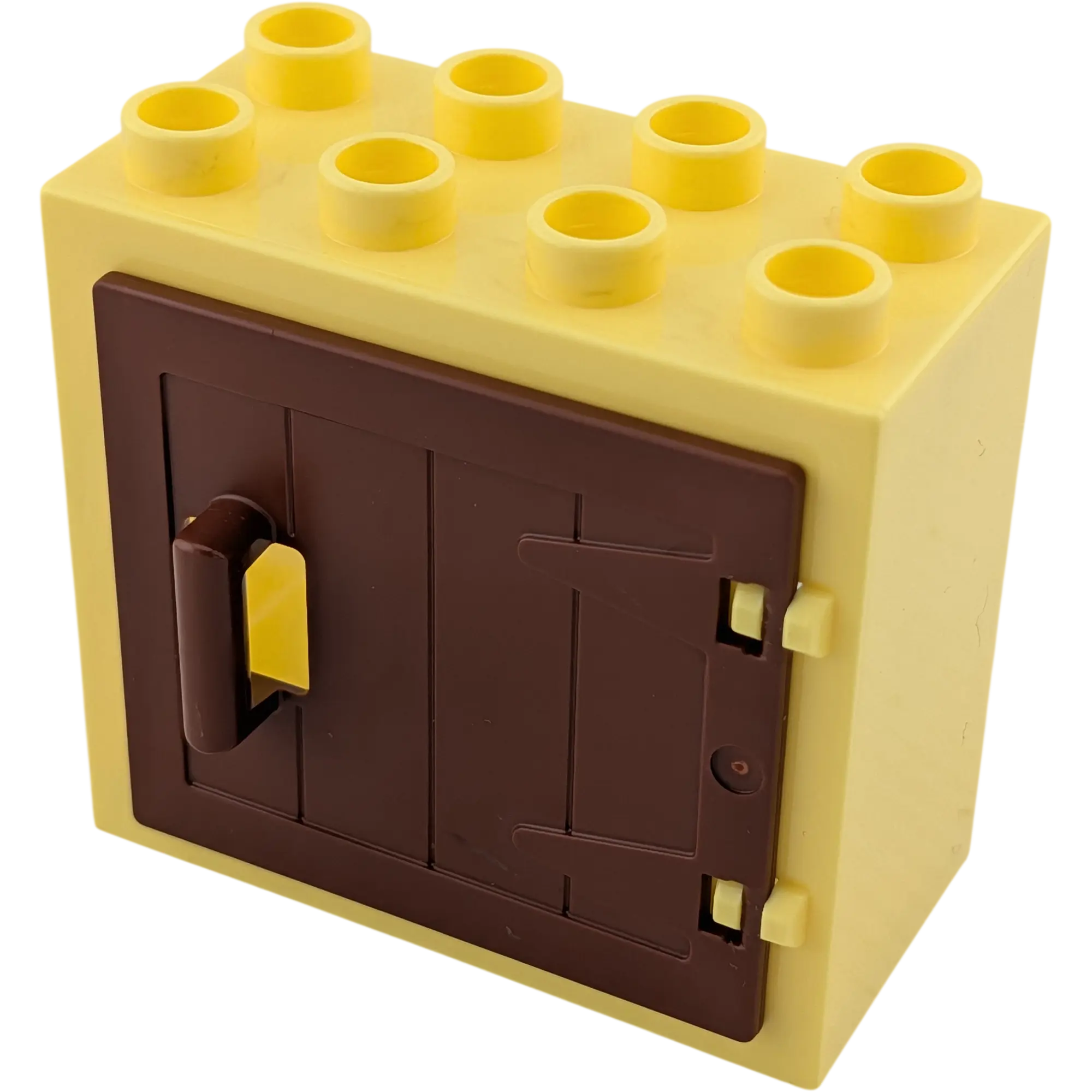 Lego Duplo 61649 Schrank Hellgelb mit dunkelbrauner Tür