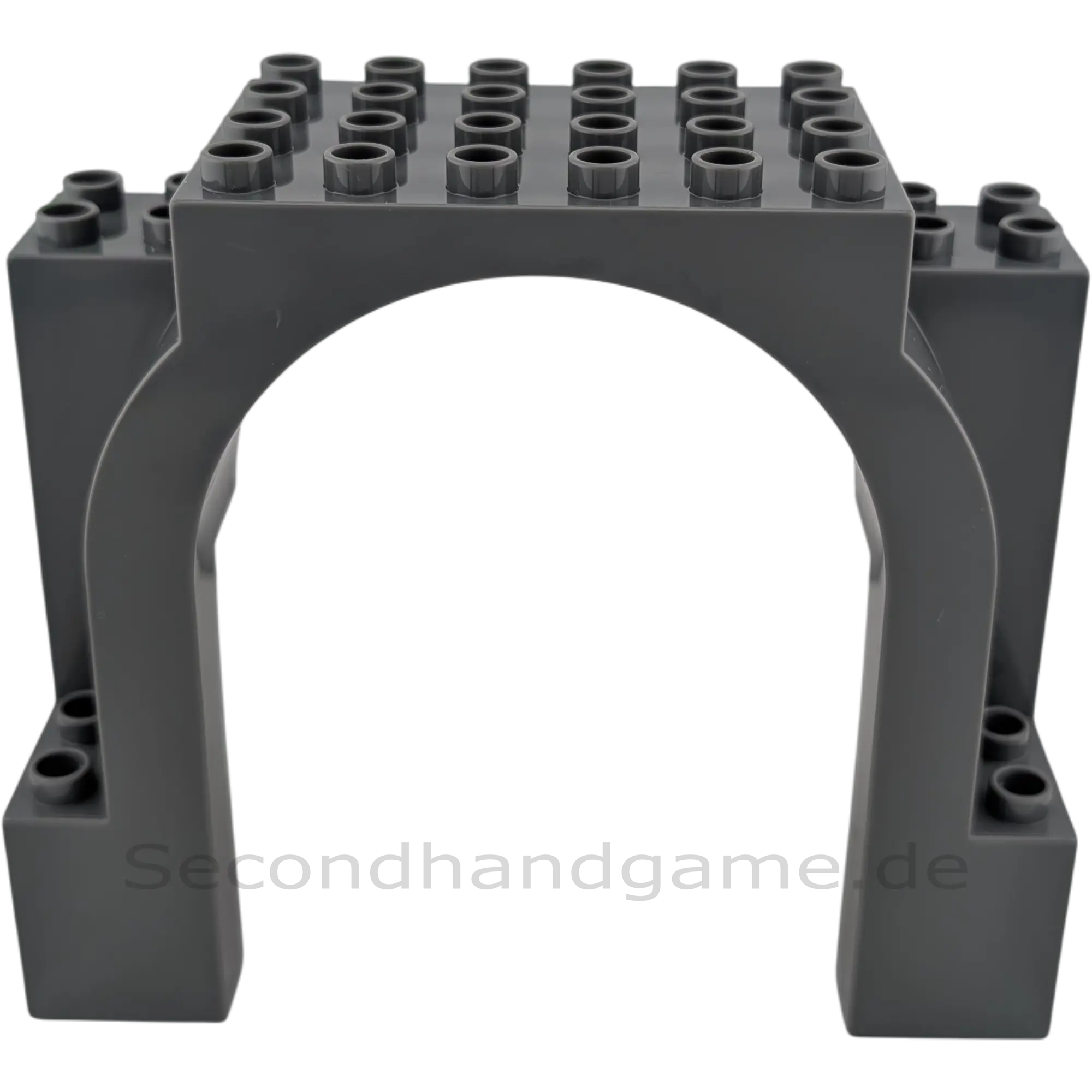 Lego Duplo 5551 Eisenbahn Tunnel Brücke Dunkelgrau