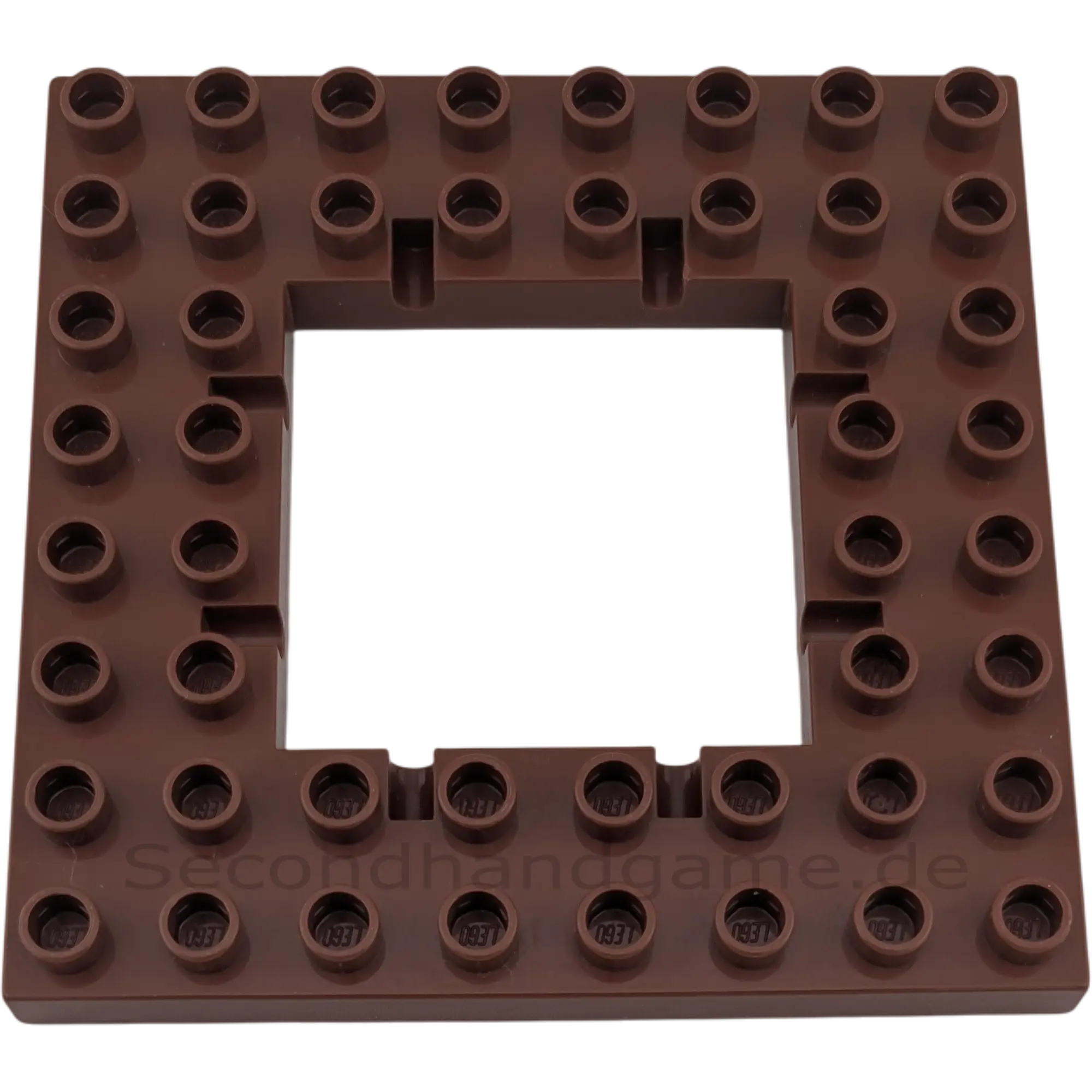 LEGO Duplo 51705 Bauplatte 8x8 Öffnung für Falltür Burg Braun