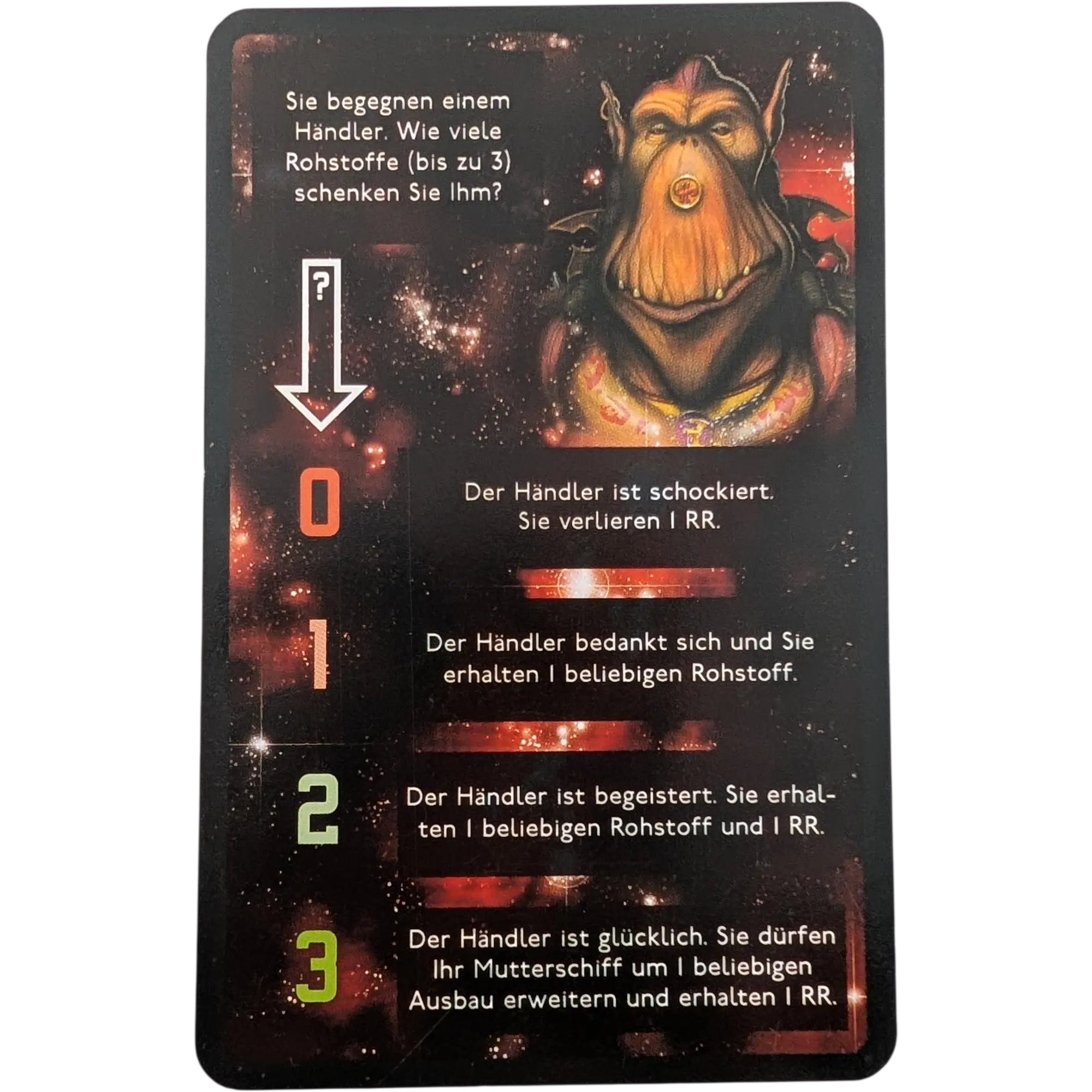 Kosmos Die Sternenfahrer von Catan Ersatzteil Begegnungskarte 4