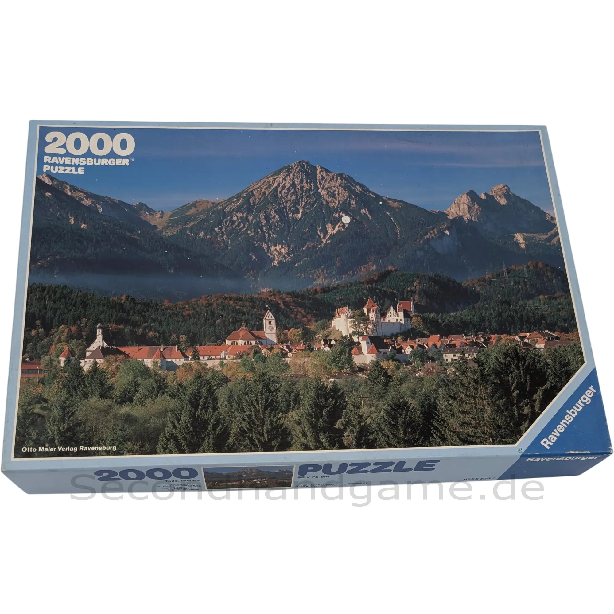 Ravensburger Puzzle Blick auf Füssen 2000 Teile 62558261, ab 14 Jahren
