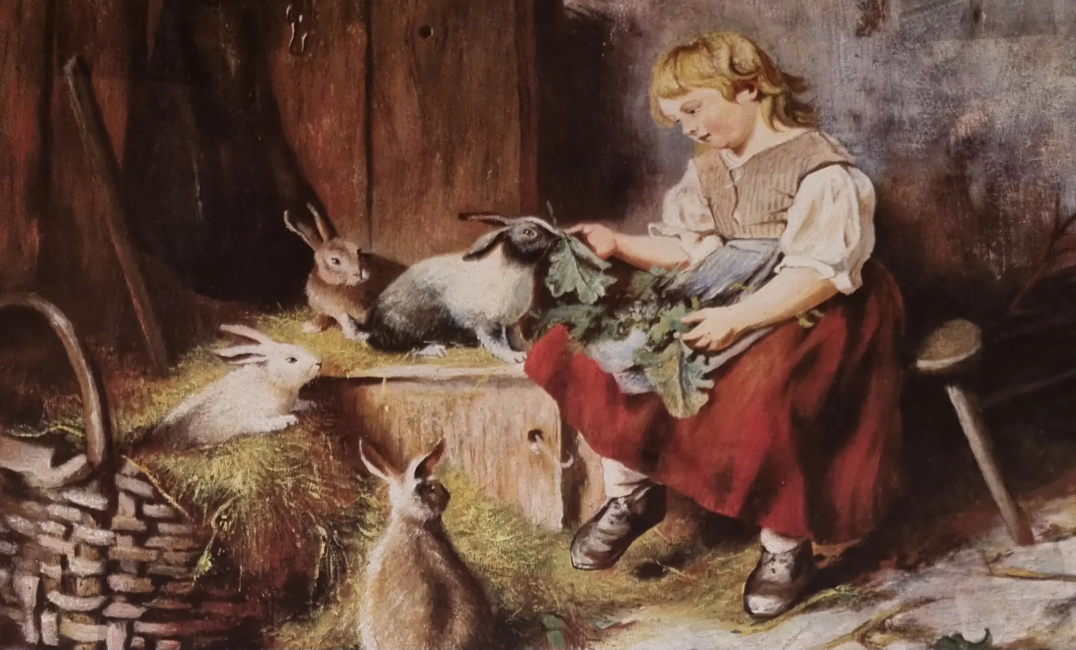 Castorland Puzzle 3000 Teile Feeding the Rabbits Felix Schlesinger