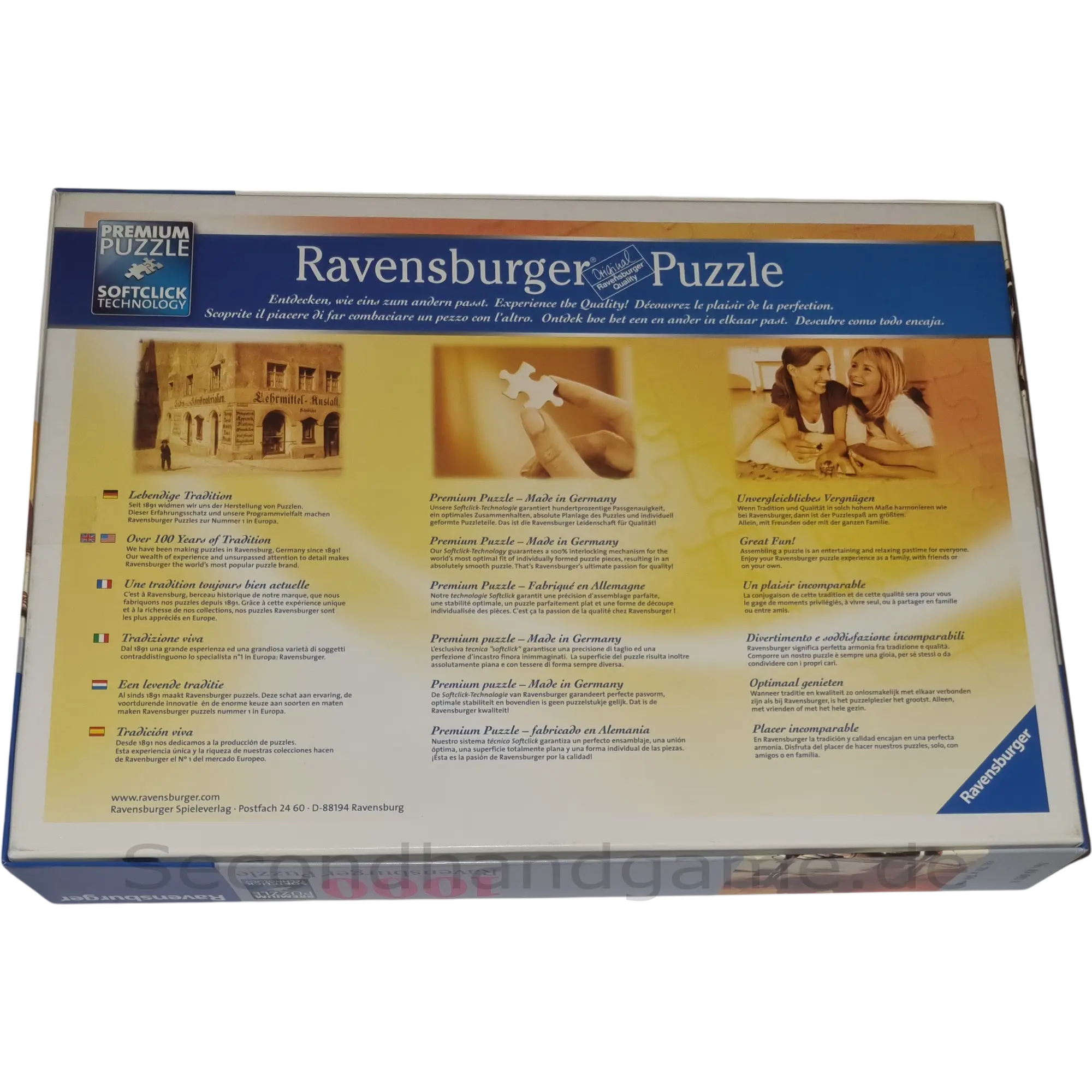 Ravensburger Puzzle Premium softclick 1000 Teile 190850 Fischer im Sonnenuntergang