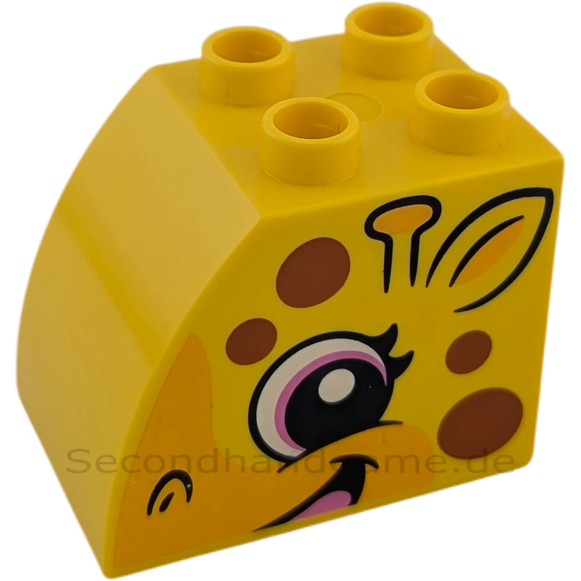 Lego Duplo Giraffenkopf beidseitig bedruckt