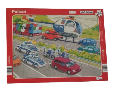 Innovakids Rahmenpuzzle Polizei 45 Teile