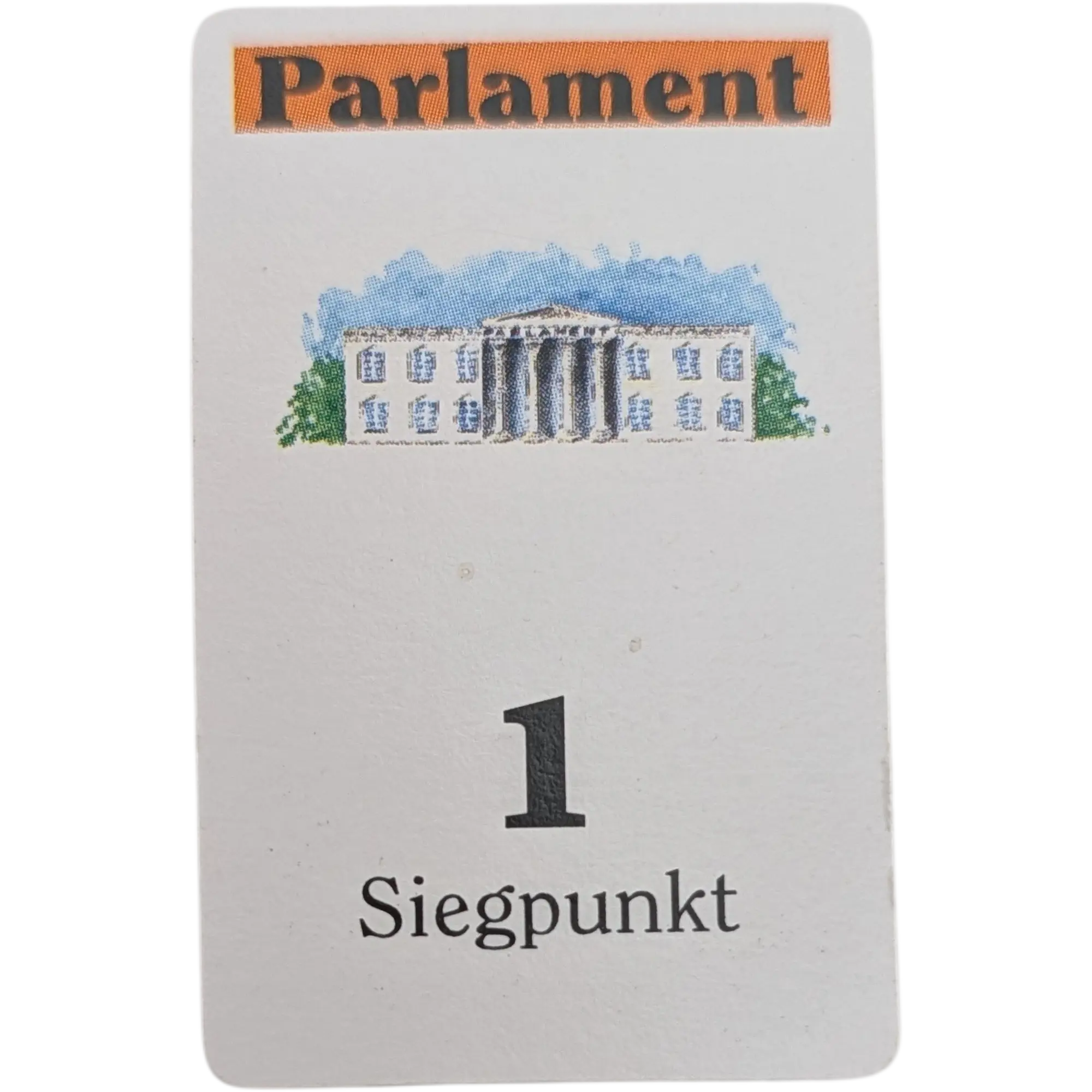 Kosmos Travel-Box Die Siedler von Catan Ersatzteile Entwicklungskarte Siegpunkt Parlament