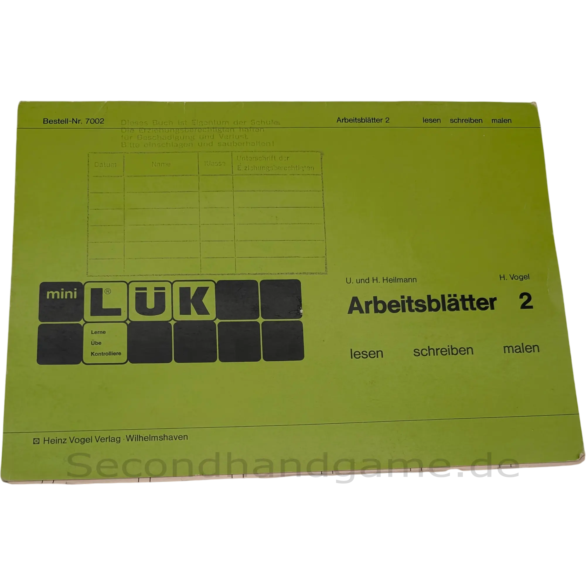 LÜK - Westermann mini LÜK Übungsheft Arbeitsblätter 2 7002, ab 6 Jahren