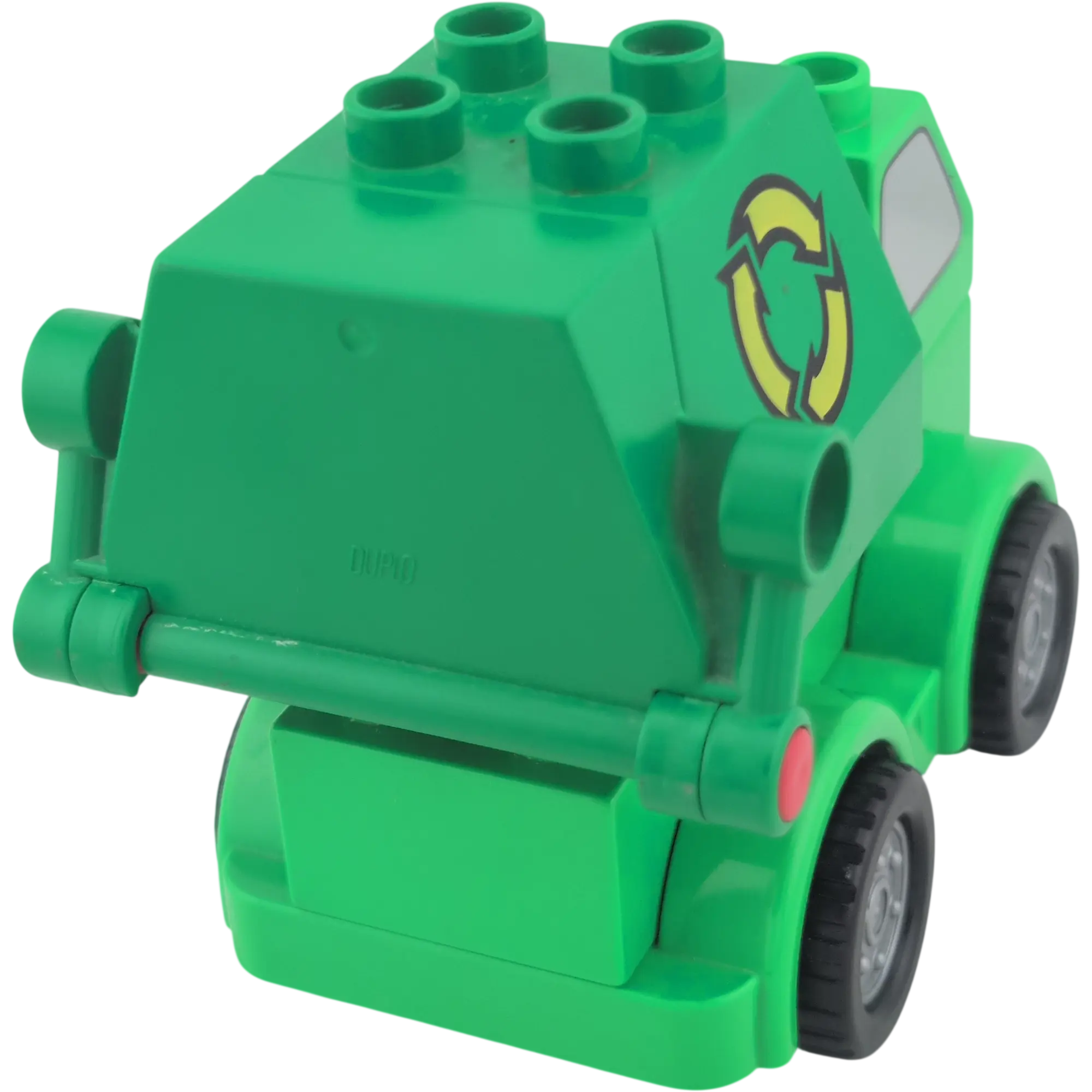 Lego Duplo Müllauto Grün mit Recyclingzeichen