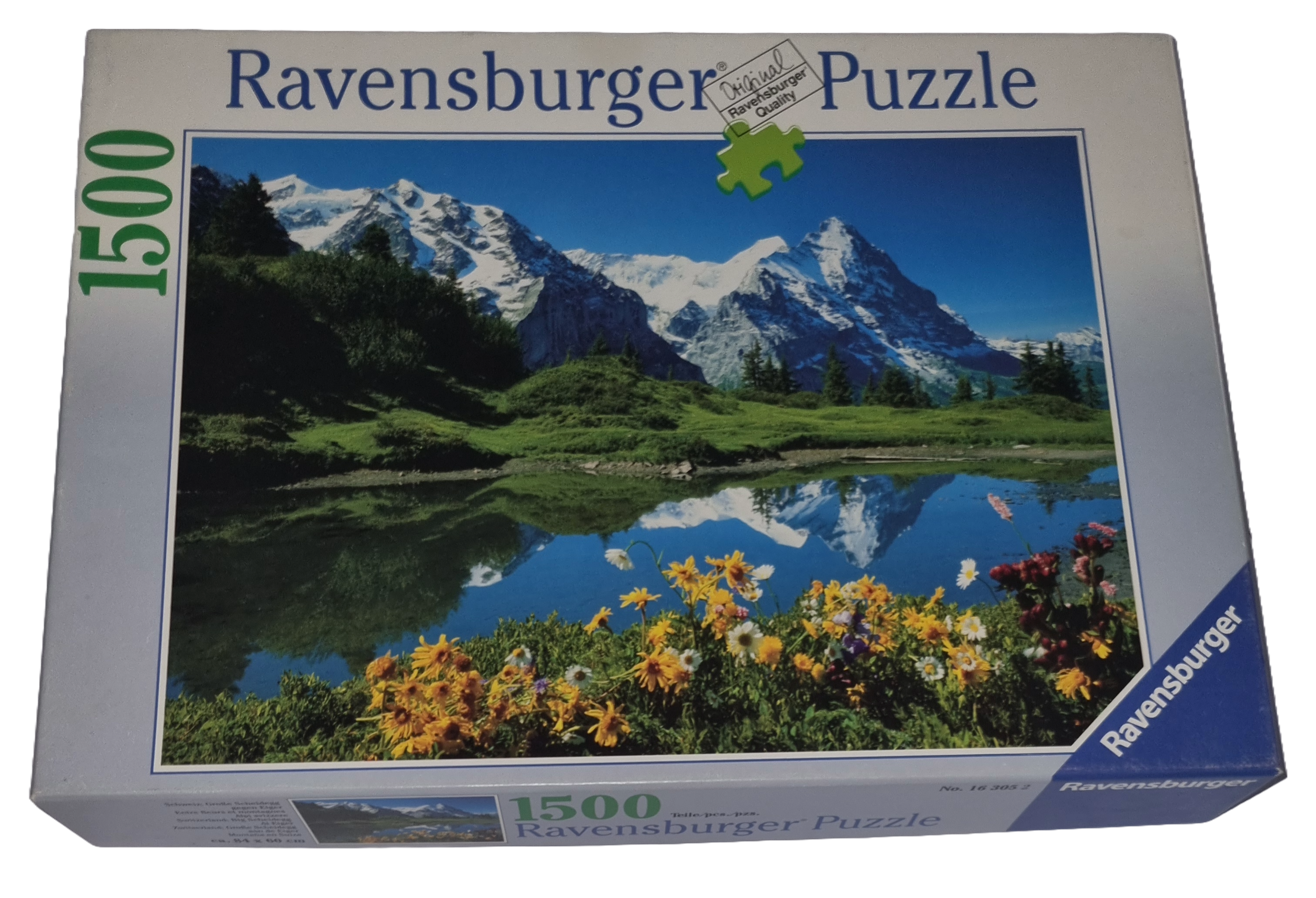 Ravensburger Puzzle 1500 Teile 163052 Schweiz Große Scheideegg gegen Eiger