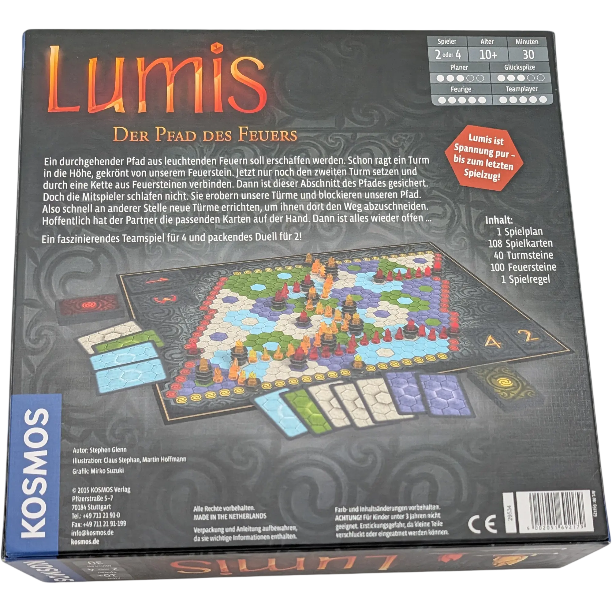 Kosmos Lumis der Pfad des Feuers, Ansicht 2