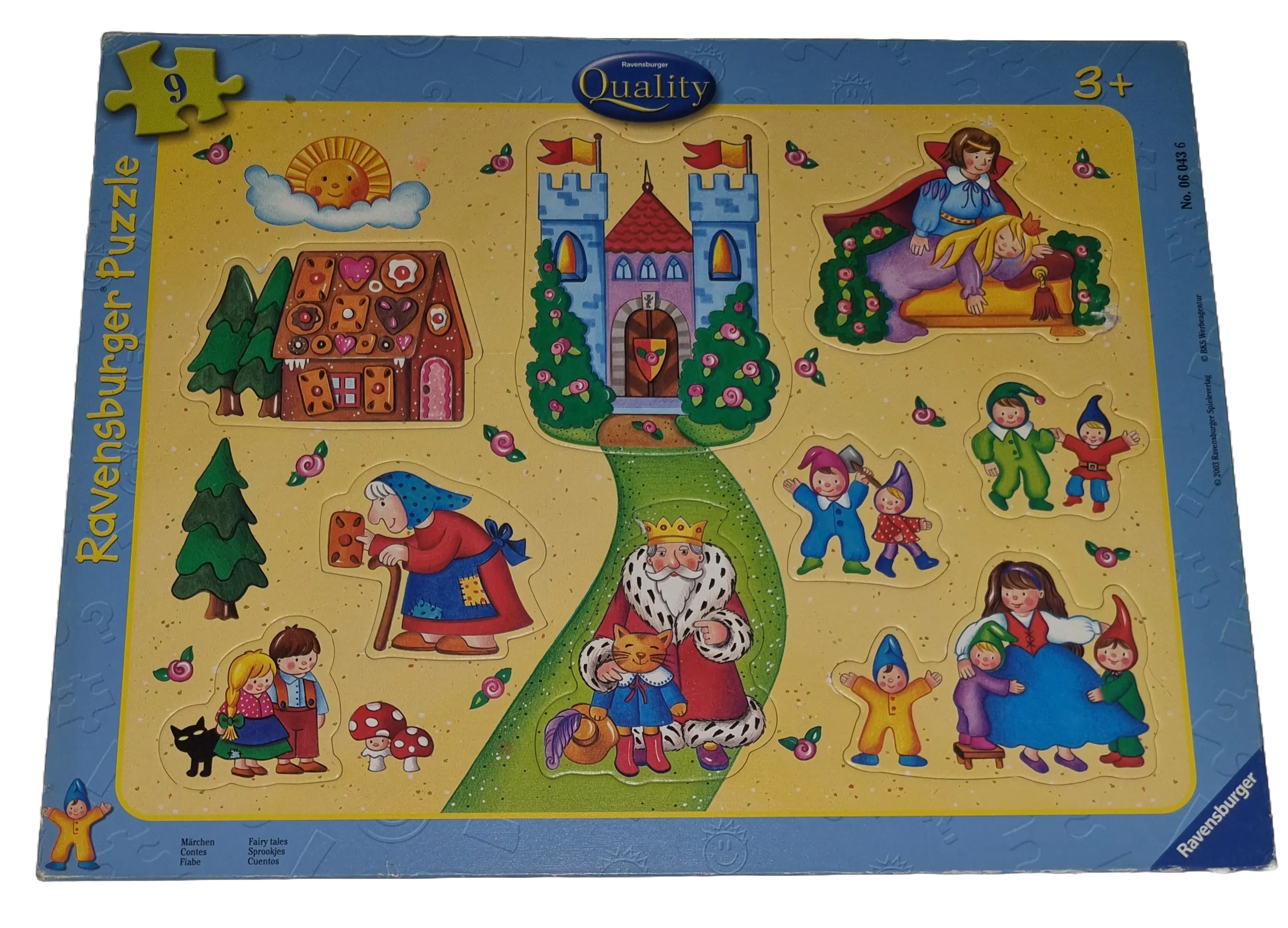 Ravensburger Griffloch Puzzle 9 Teile 060436 Märchen